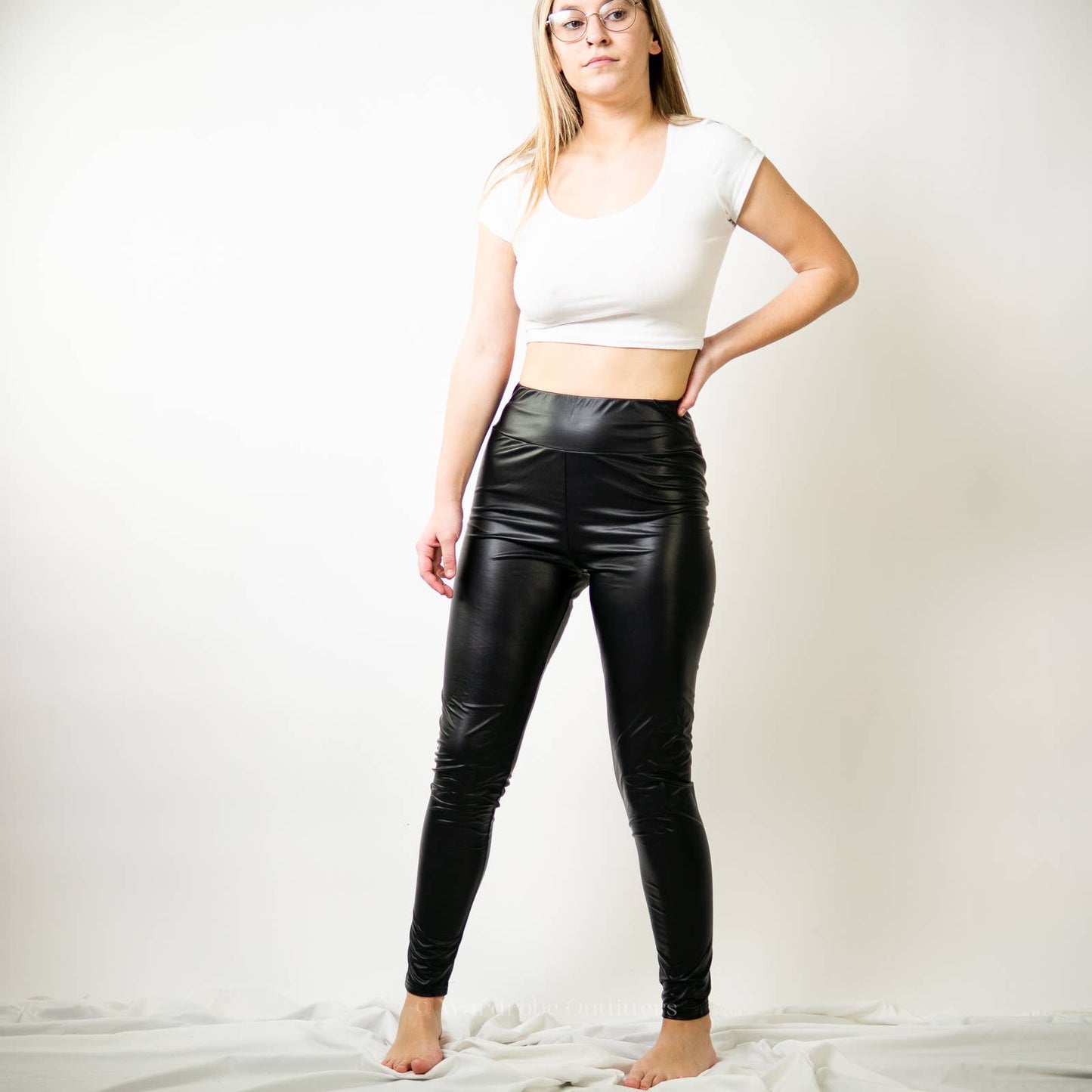 Black Poly Leggings