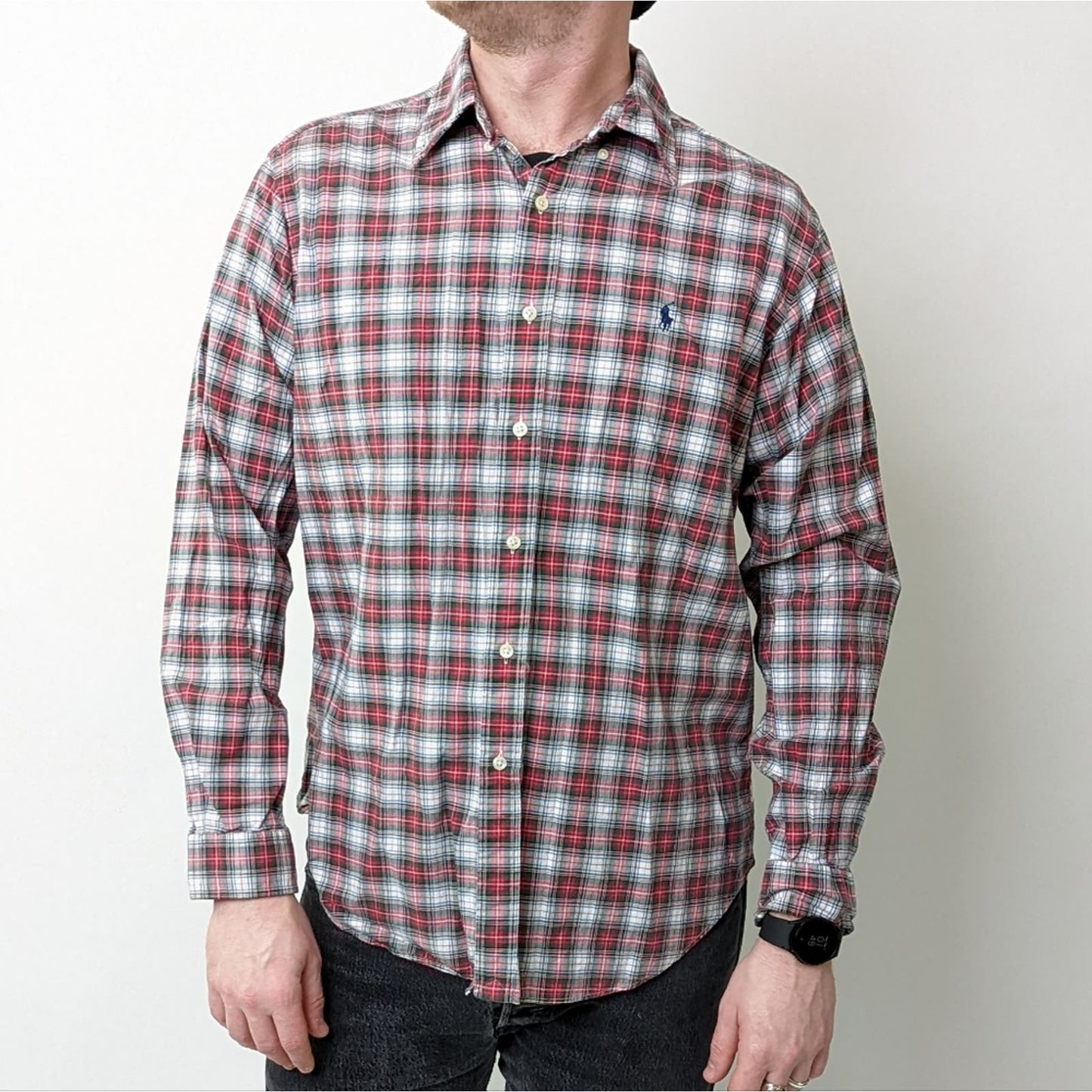 Ralph Lauren Plaid Button Down Shirt - L