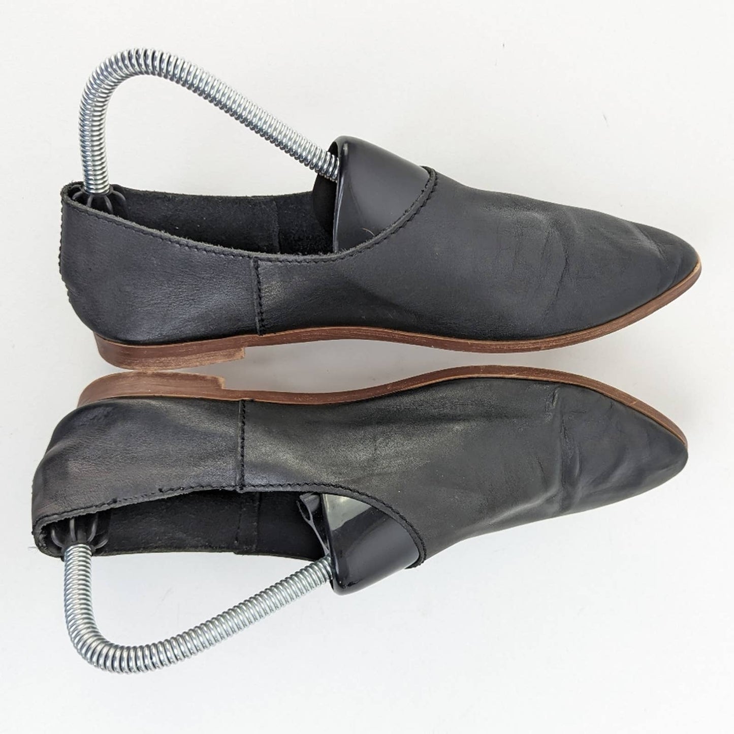 Zara Trafaluc Black Slip On Flats