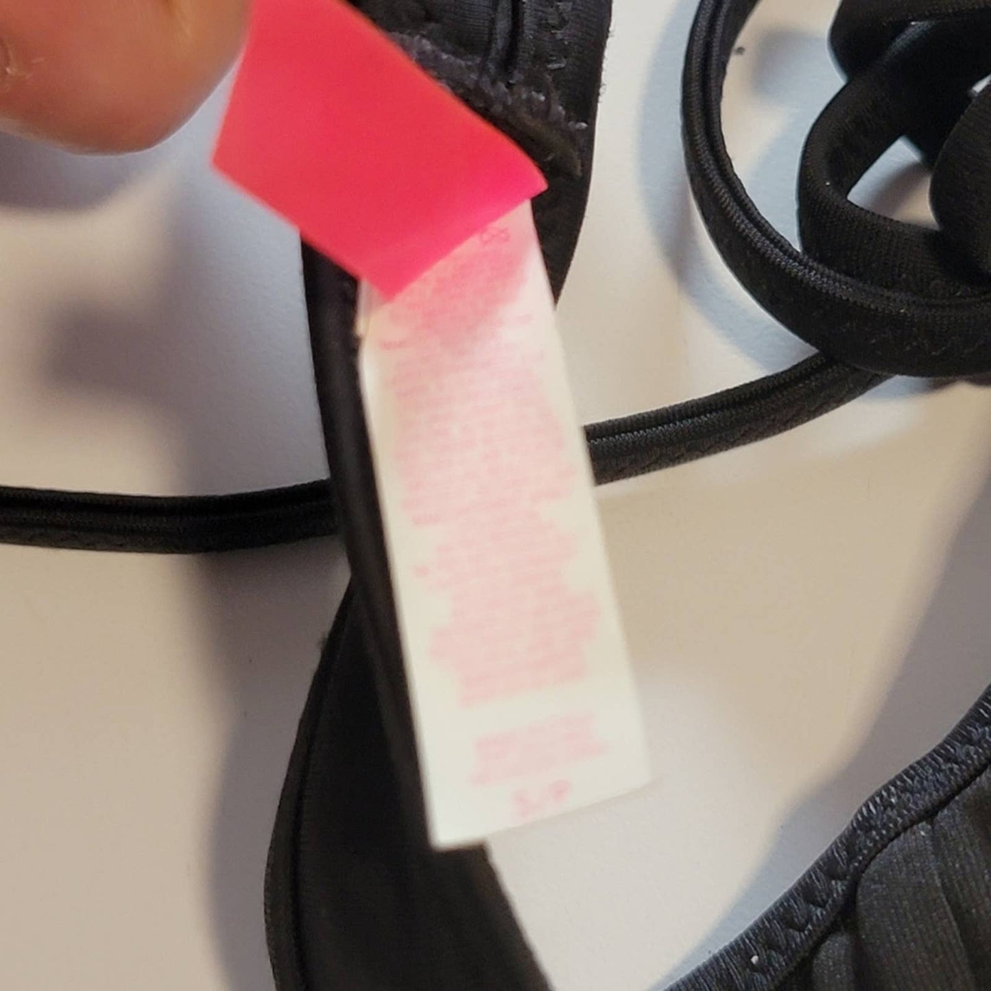 Victoria's Secret Black Tassel Fringe Bikini Top - S