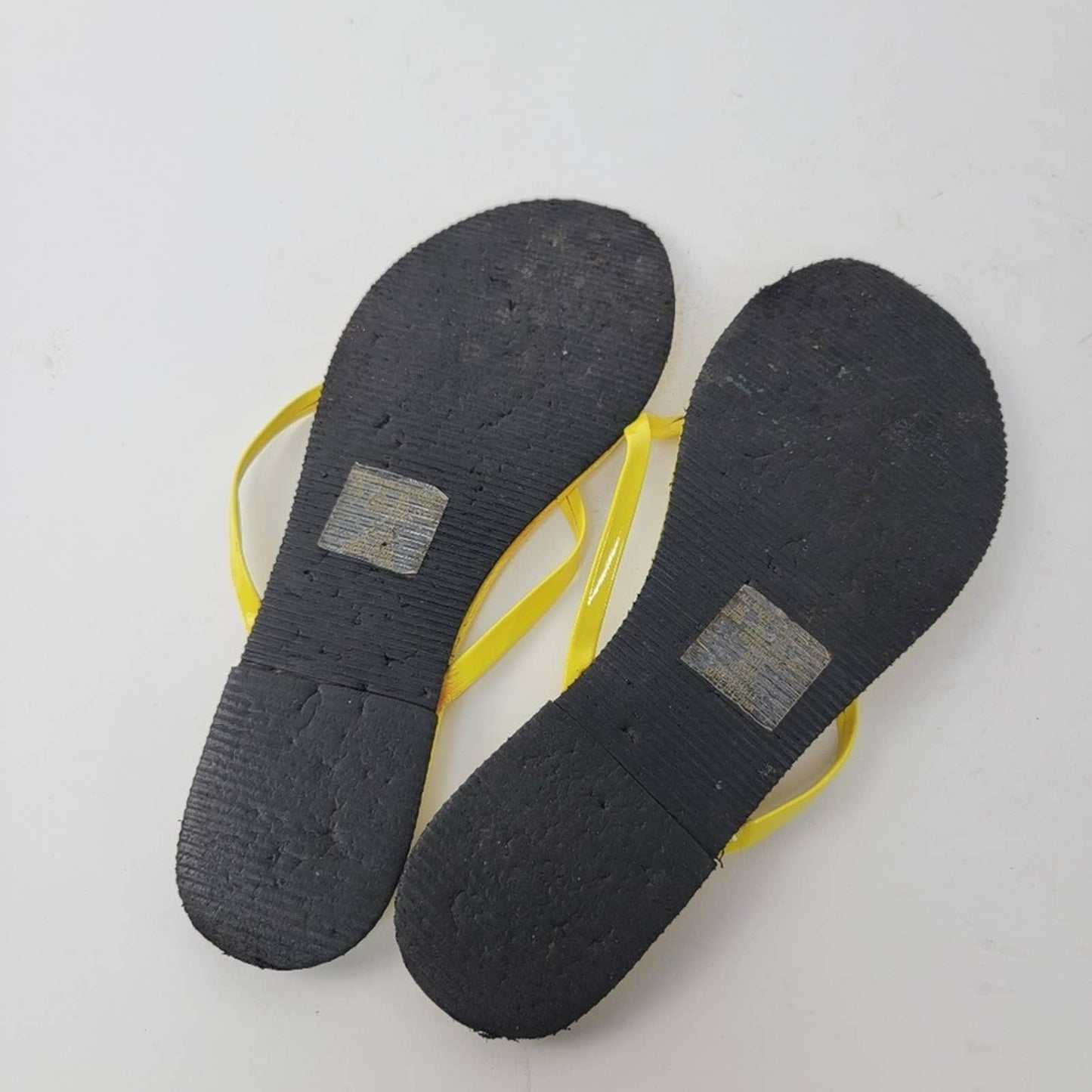 Sunshine Yellow Thong Flip Flop Sandals - 7/8