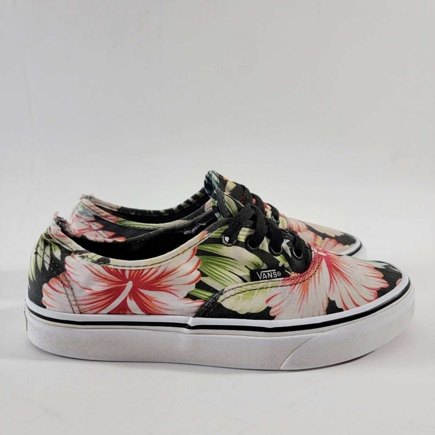 Vans Floral Palm Decay Lace Up Shoes Low Top - 7
