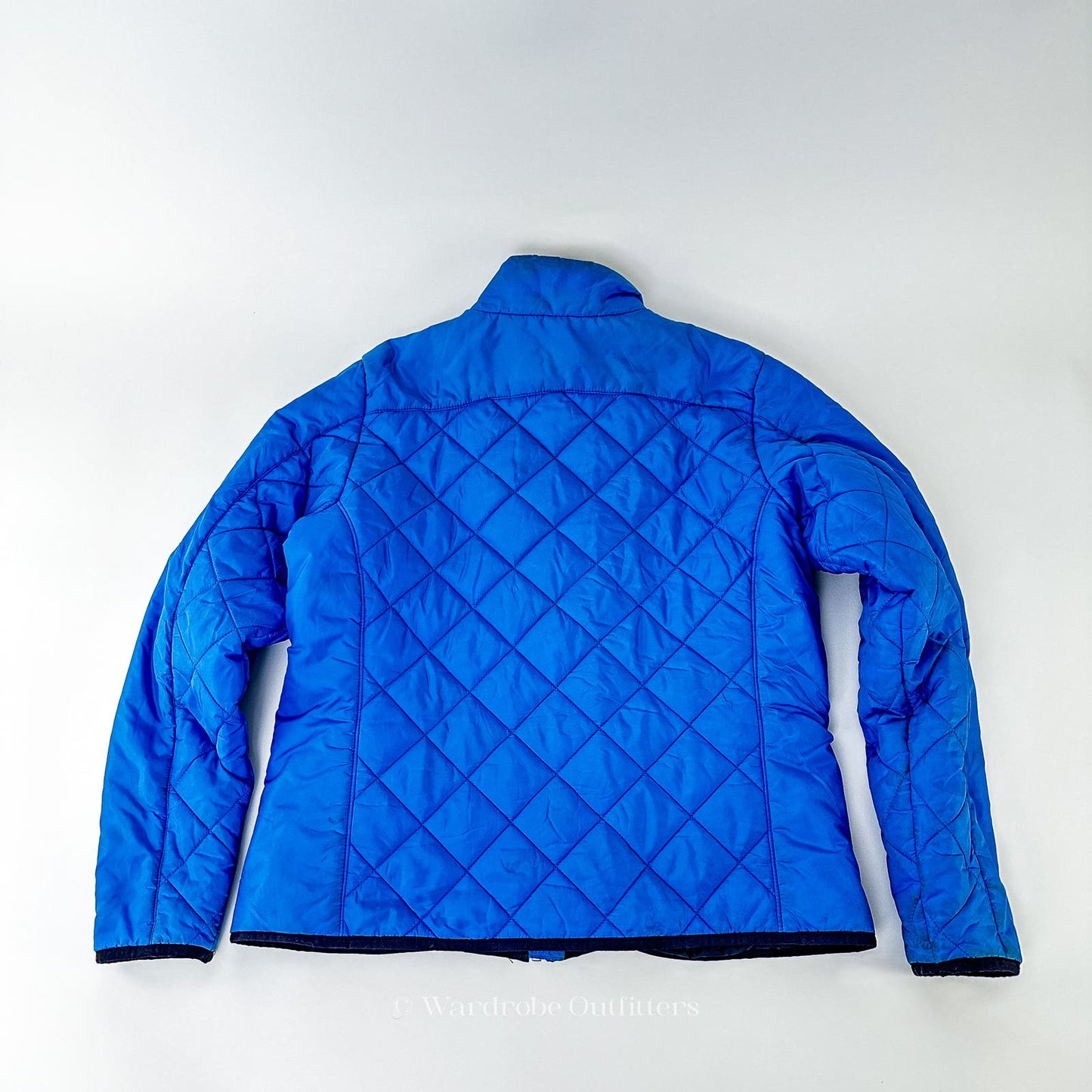 Blue Quilted Lands' End Jacket