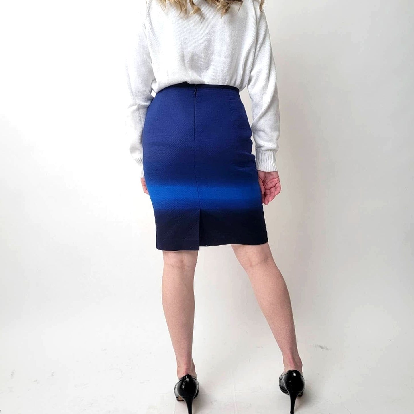 Ann Taylor LOFT Ombre Pencil Skirt - 4P