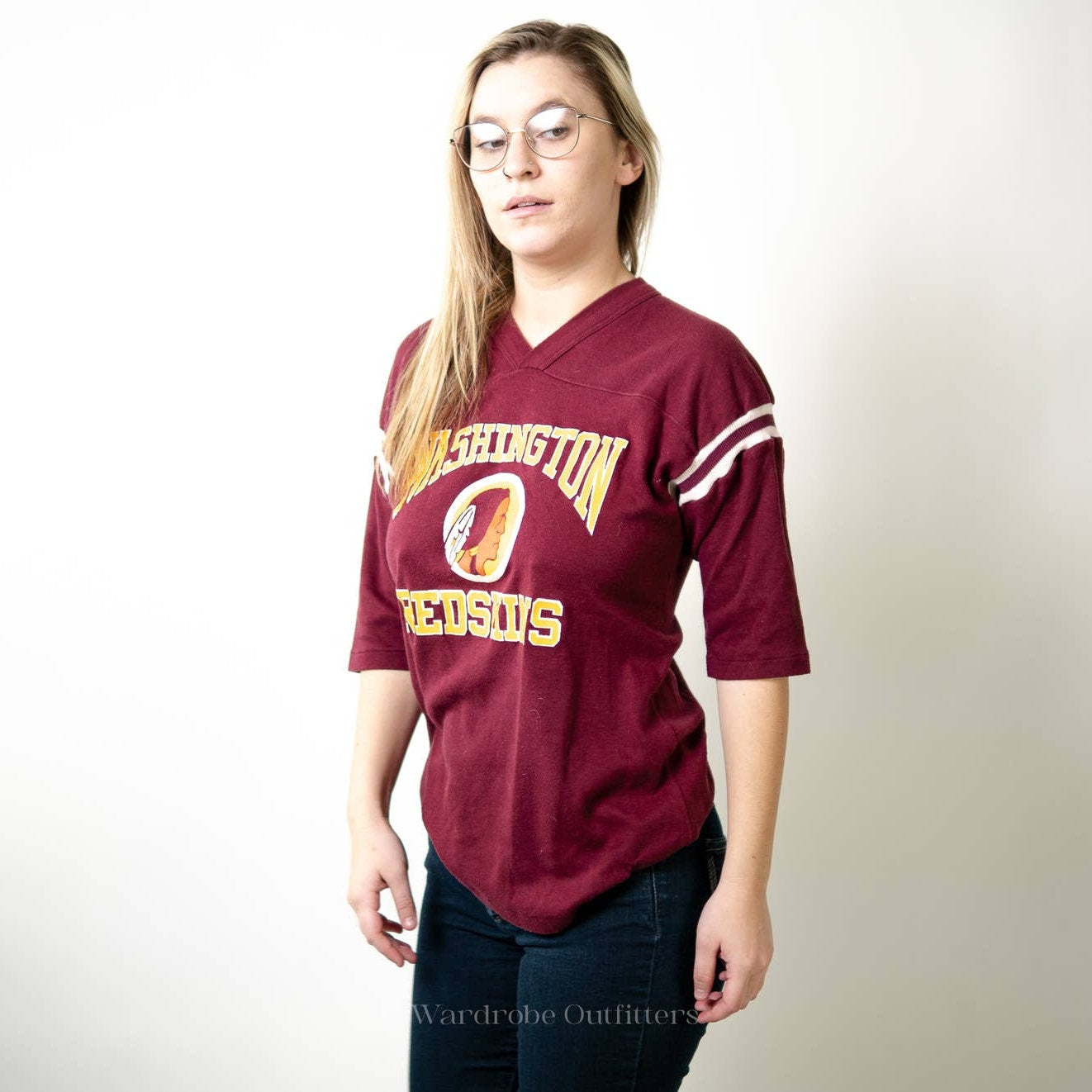 Classic Original Vintage 90s Washington Football Jersey Tee - NFL - Large