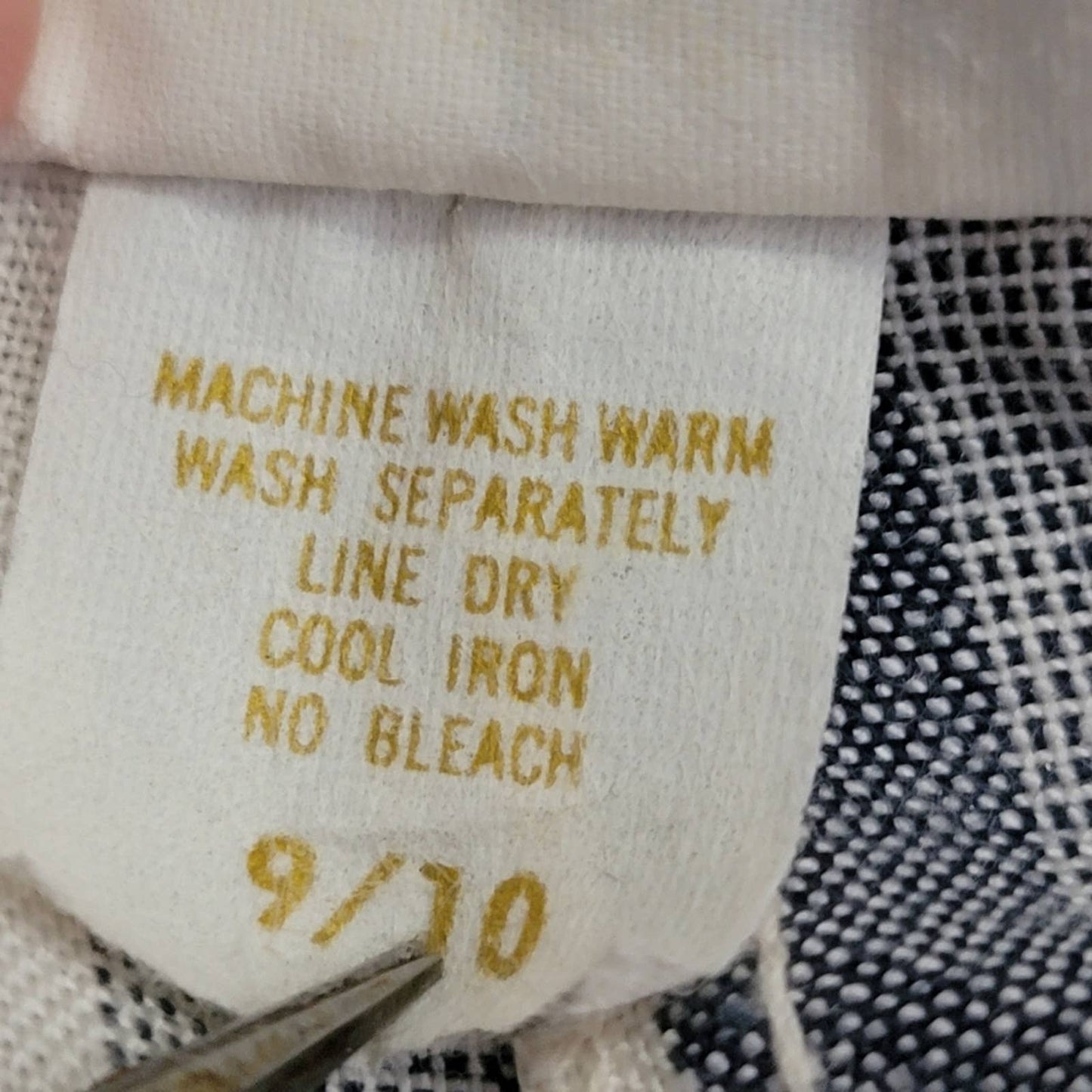 Vintage 70s Stonybrook Striped High Rise Straight Leg Pants