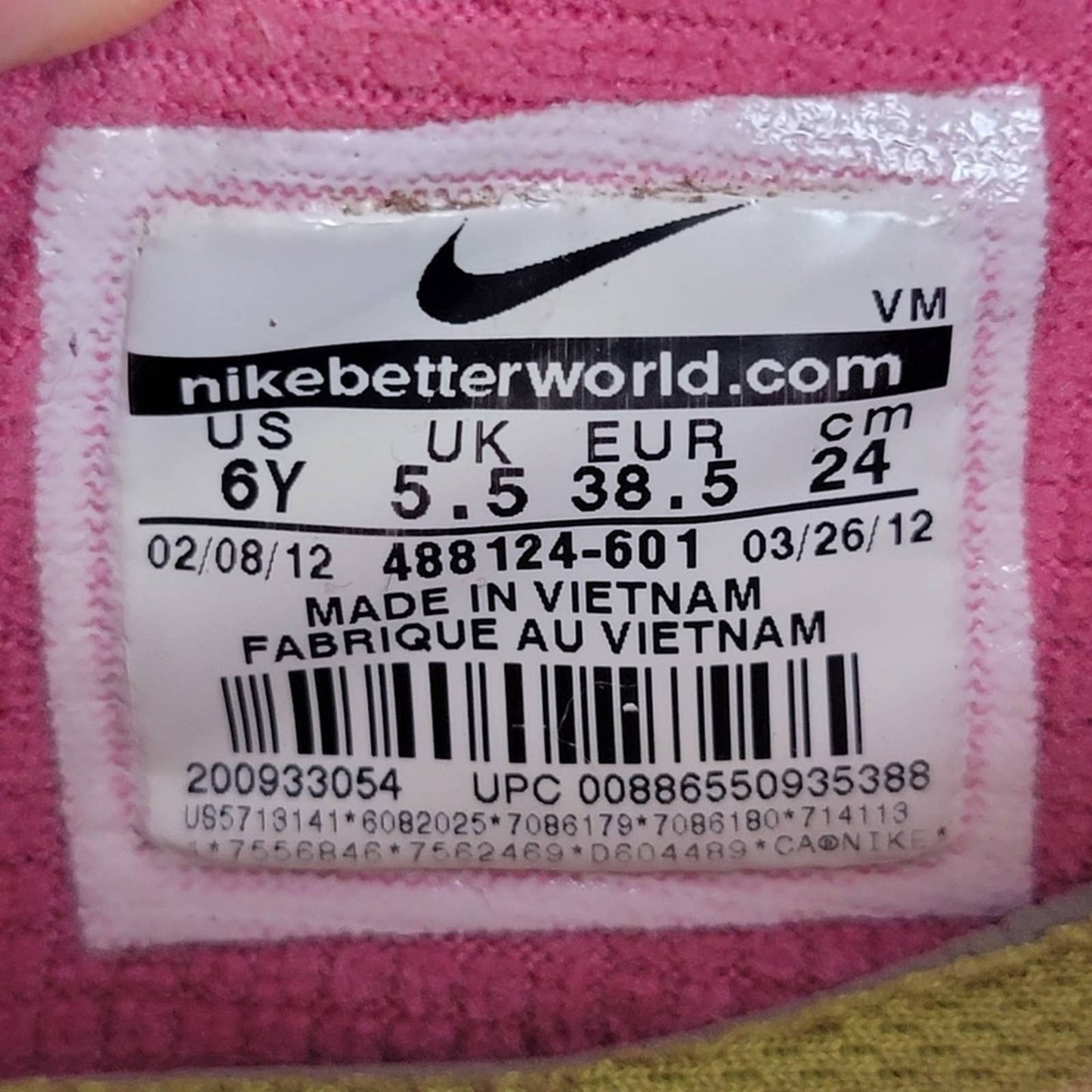 Nike Air Max+ 2012 'Atomic Green-Rave Pink' - 7.5