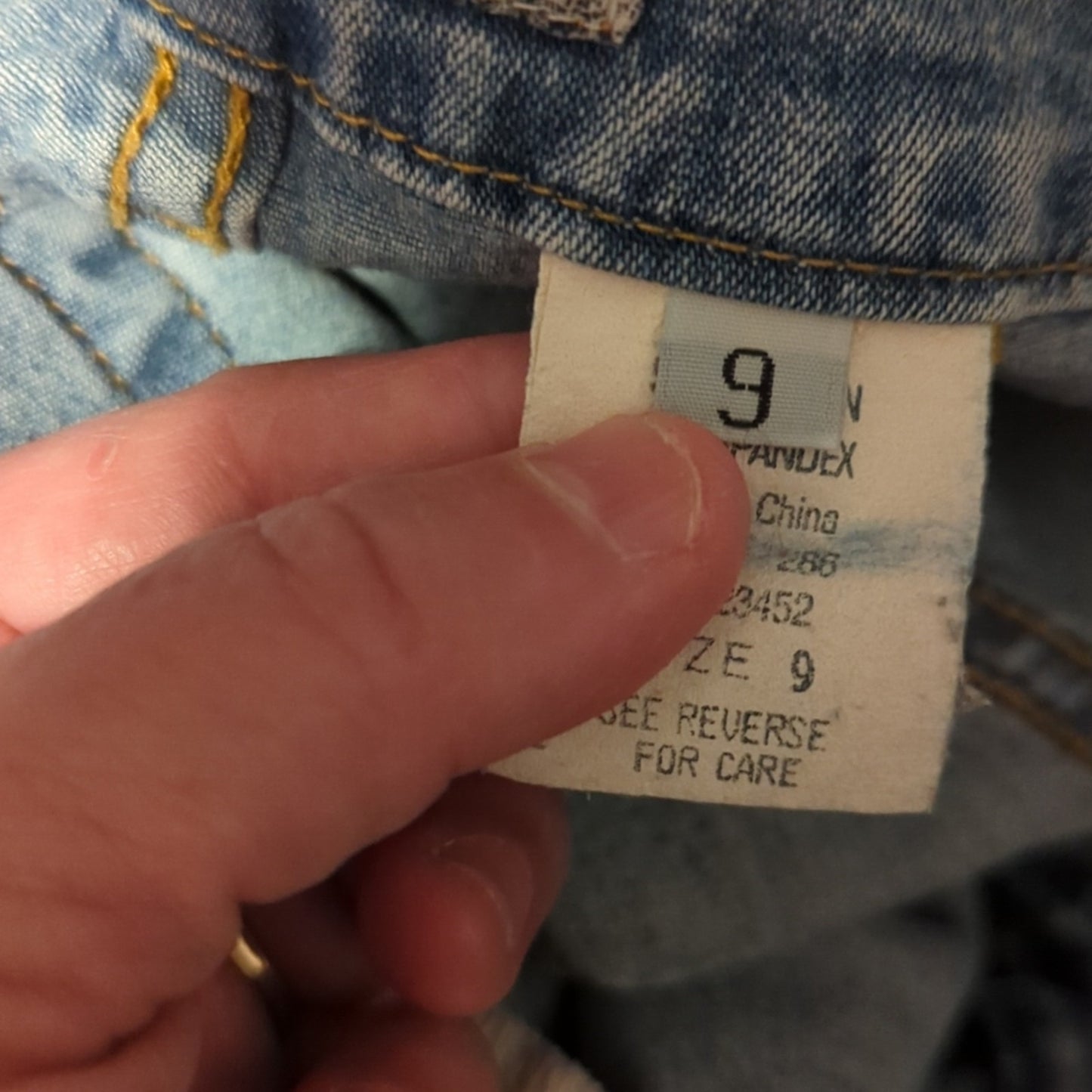 Vintage Y2K Flare low rise light wash Paris Blues Jeans - 9