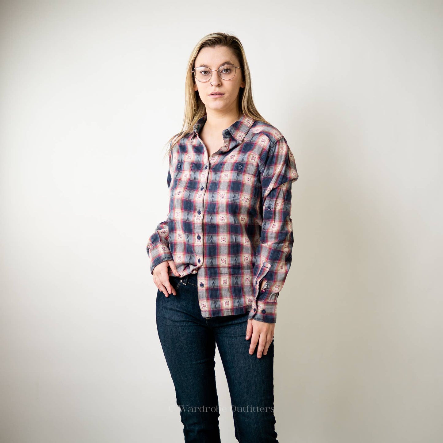 Deadstock Mountain Khaki Plaid Button Up Flannel - S