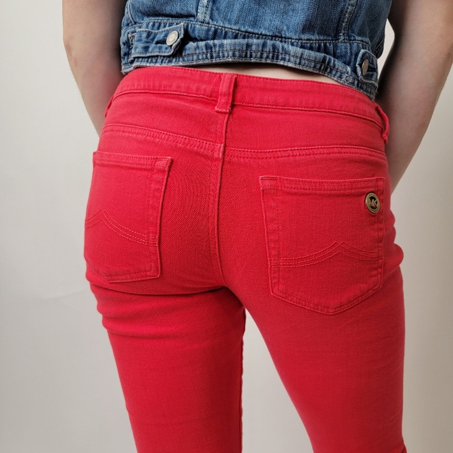 MICHAEL KORS Sea coral izzy skinny jeans - 4 PULL