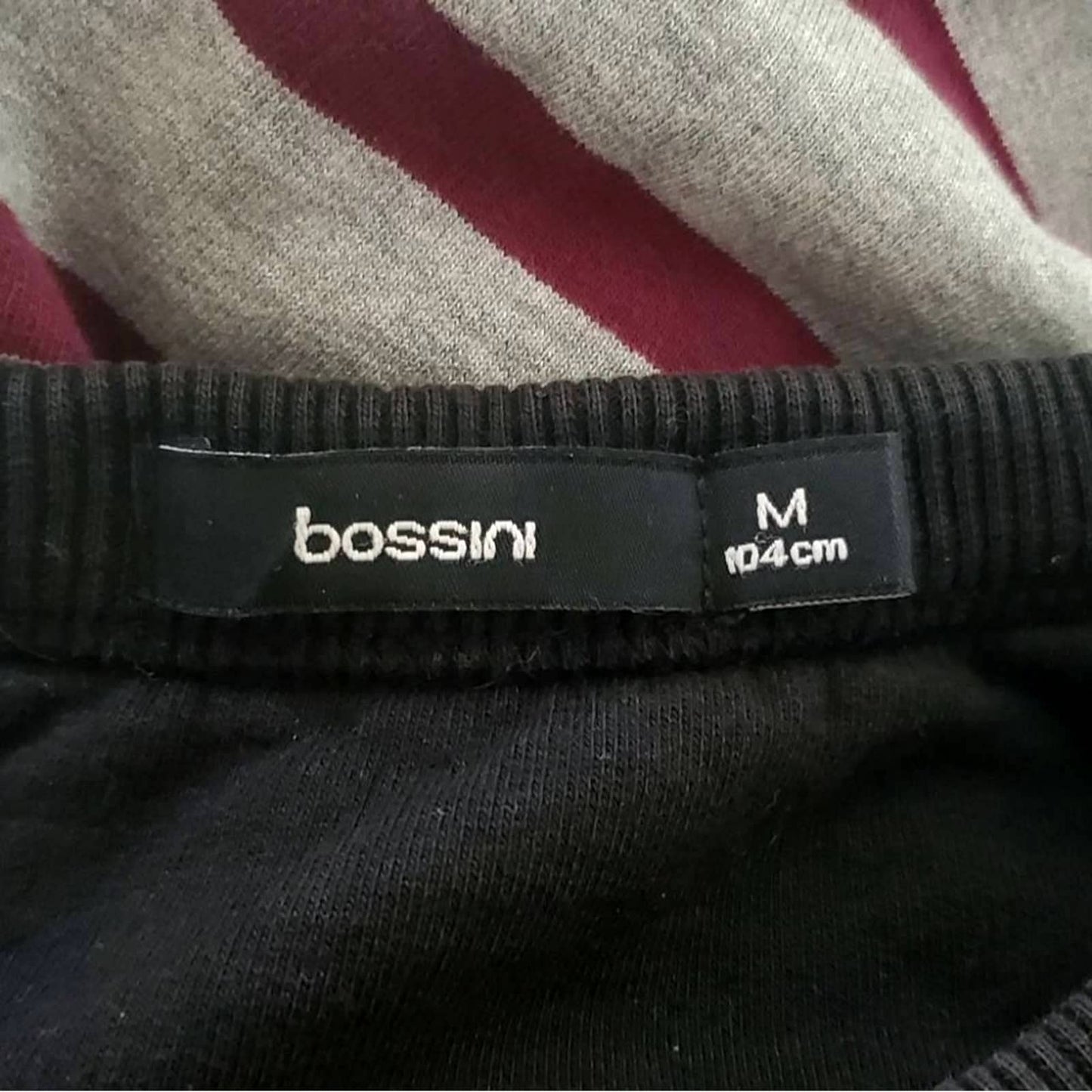 Bossini Striped Colorblock Sweatshirt - M