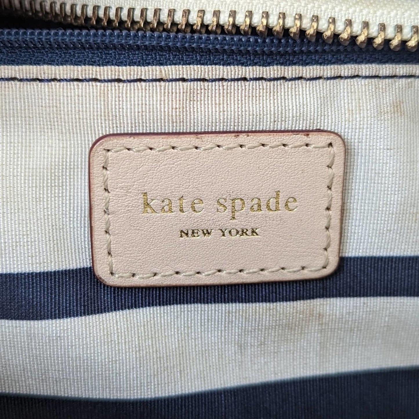 Kate Spade NY Stevie Bershire Road Leather Satchel Tote Purse Bag