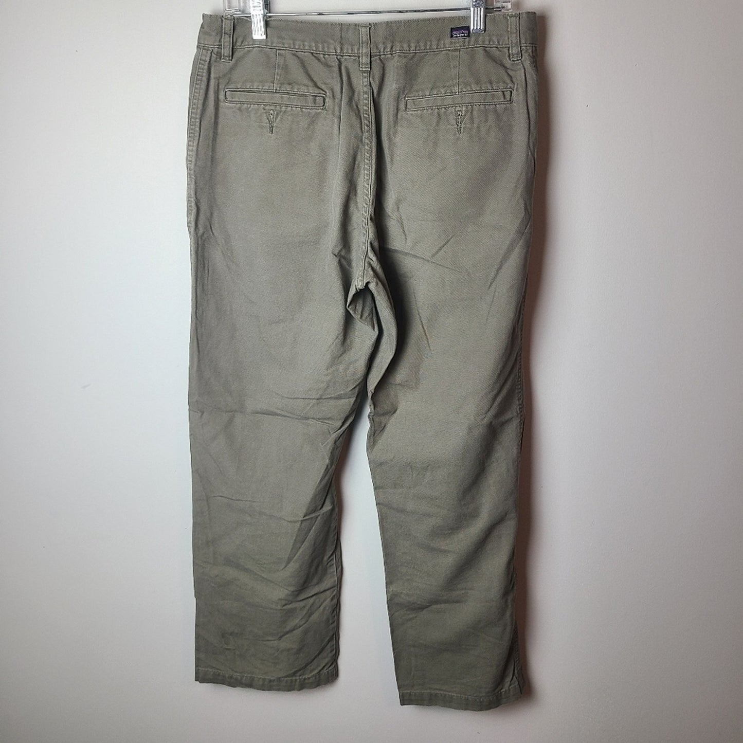 Patagonia Hunter Green Cargo Chino Hiking Camping Pants