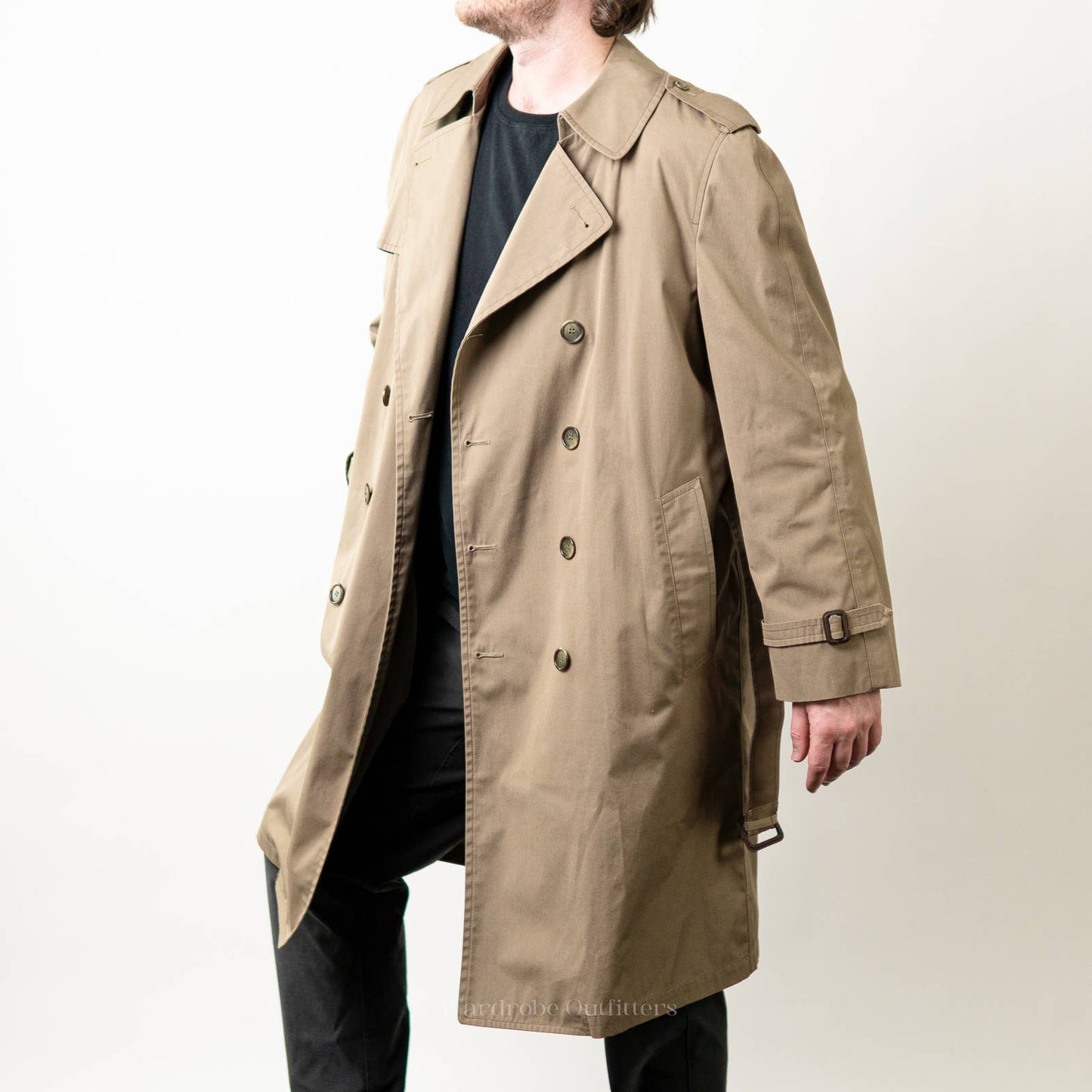 Vintage London Fog Maincoats Tan Trench Pea Coat