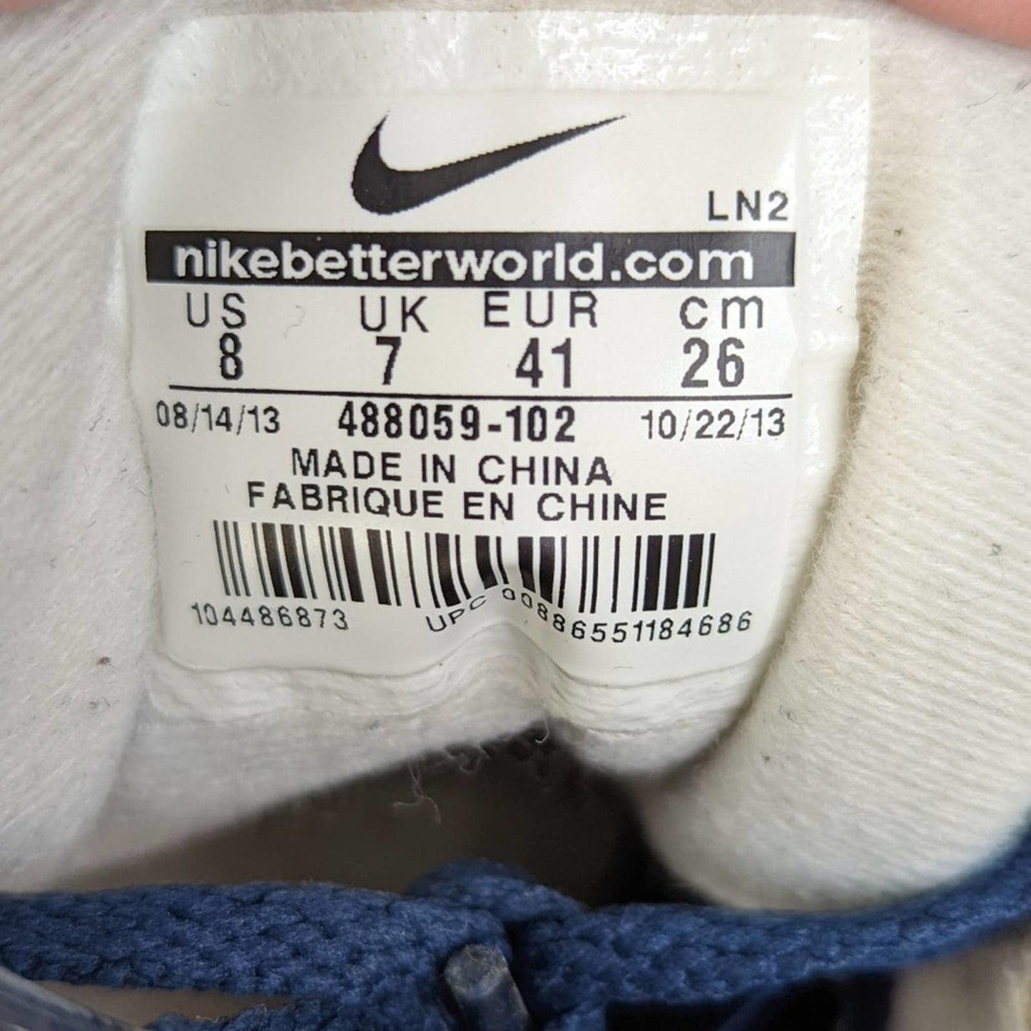 Nike Air Trainer Classic Bo Jackson SC Low - 8/9.5