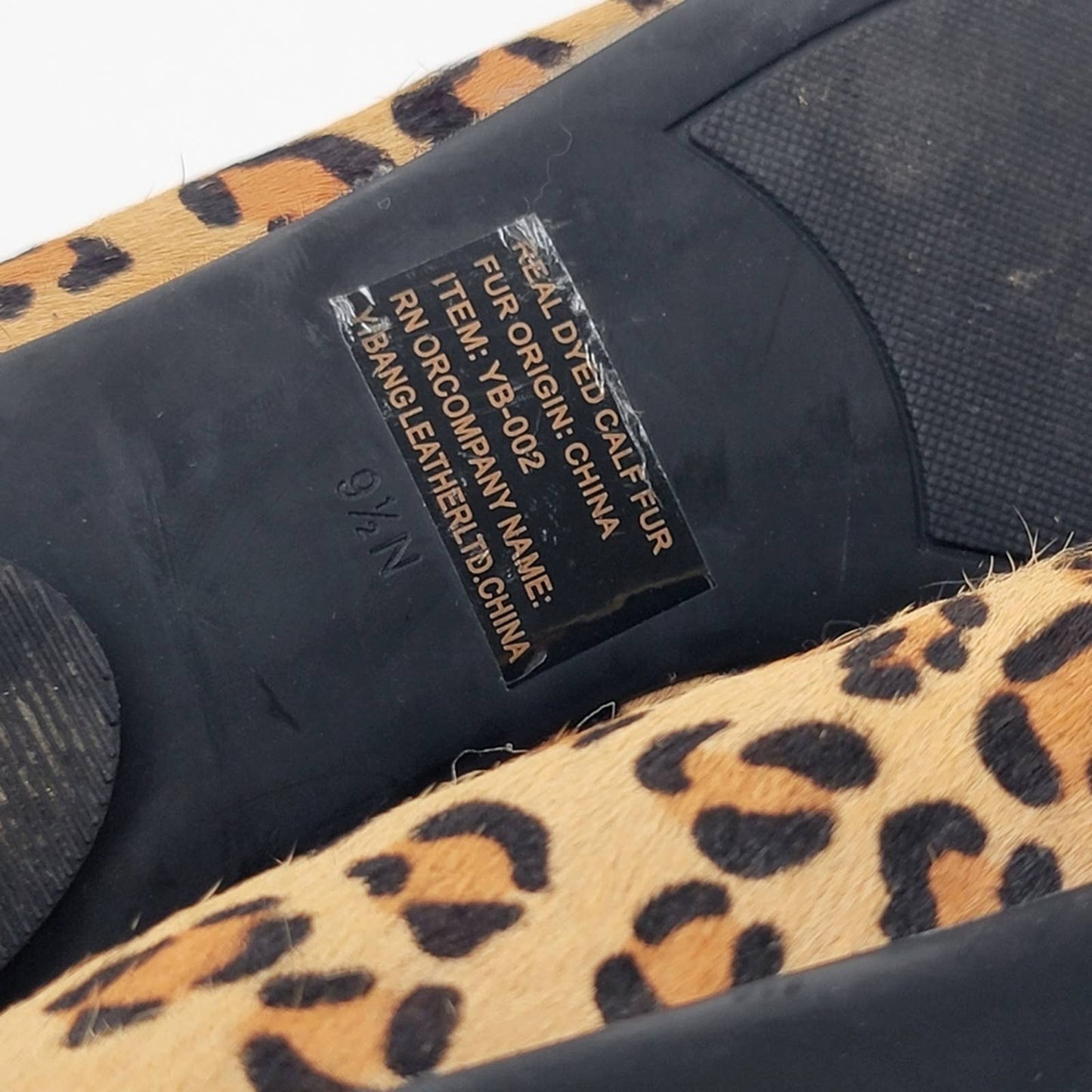 Van Eli Leopard - Cheetah Print Buckle Flats - 9.5N