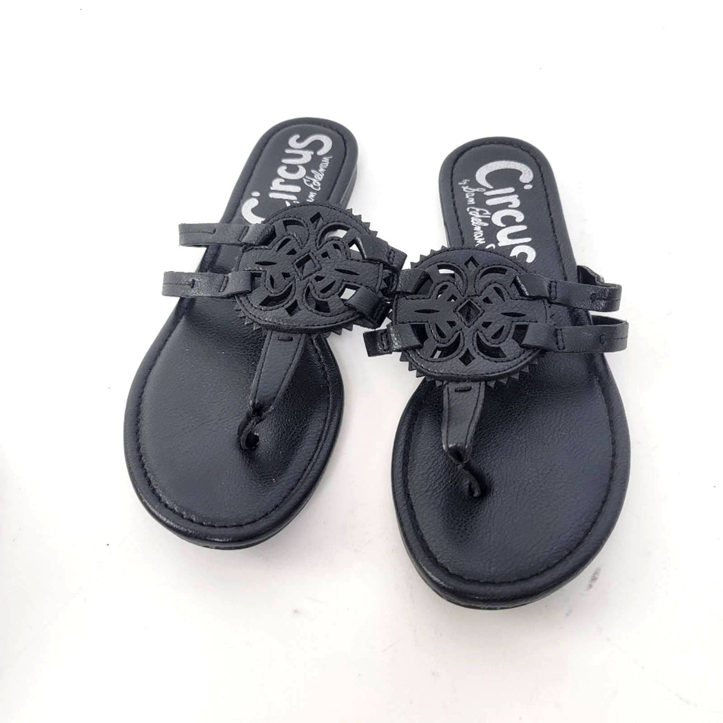Circus by Sam Edelman Canyon Black Flip Flop Sandals - 7.5