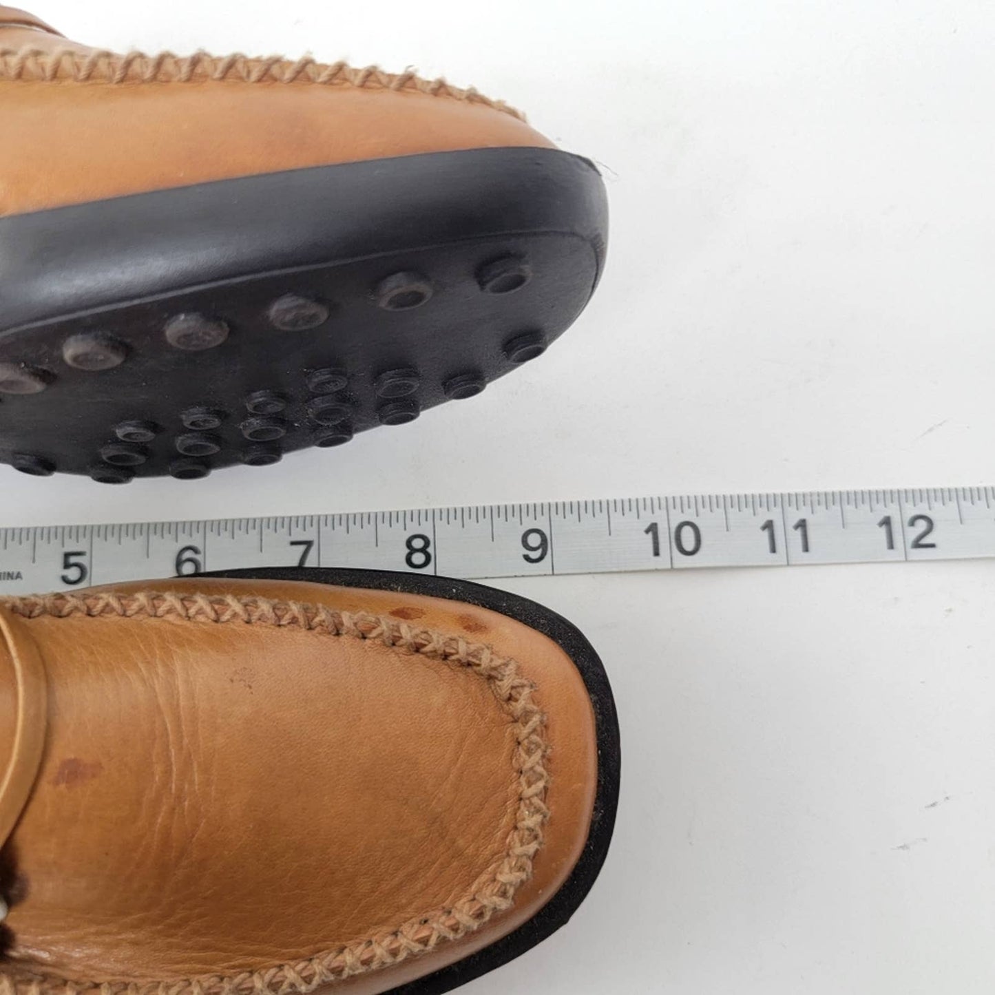 Vintage 90s BCBG Paris Cognac Embroidered Chunky Slides - 7