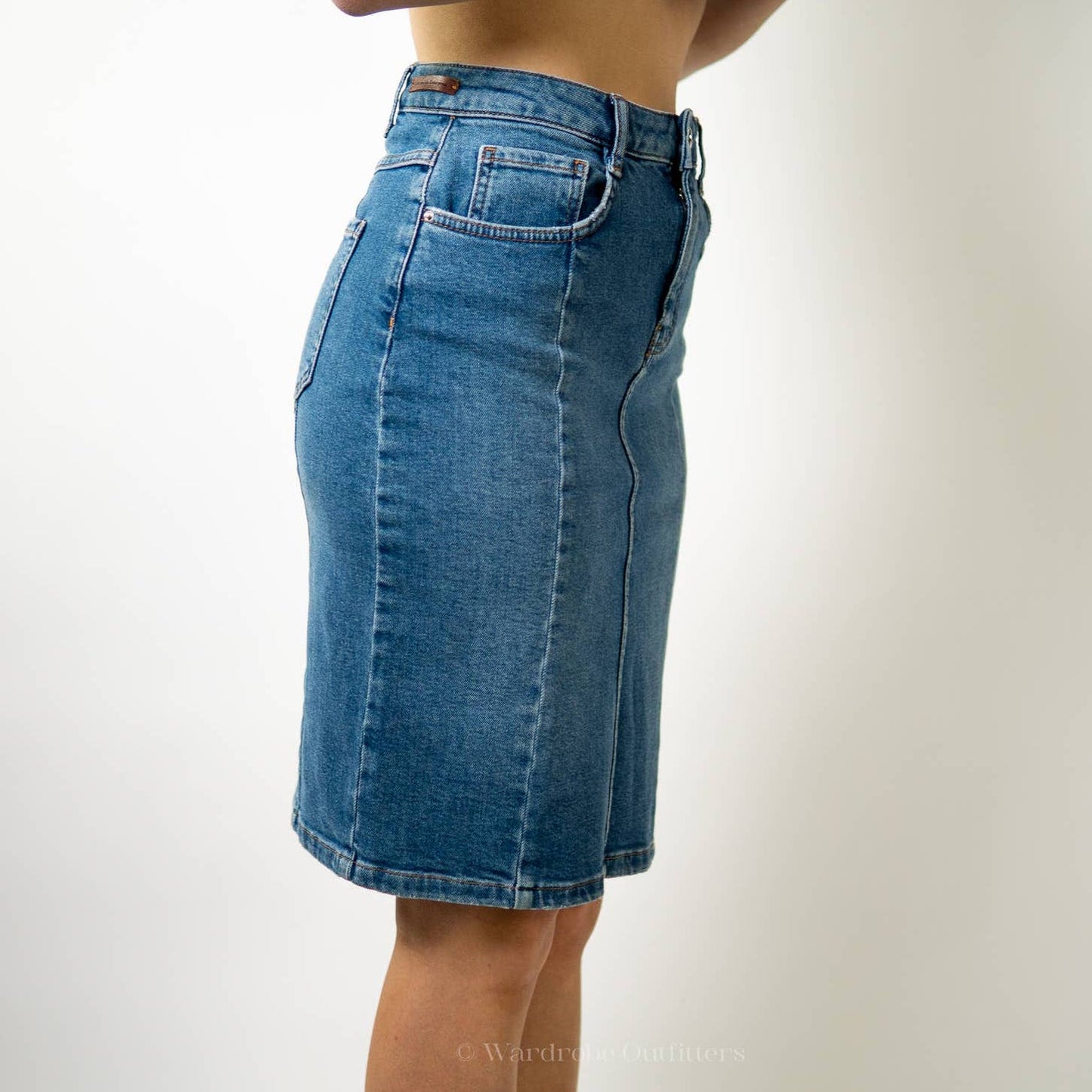 Anthropology & Pilco Denim Jean Pencil Skirt