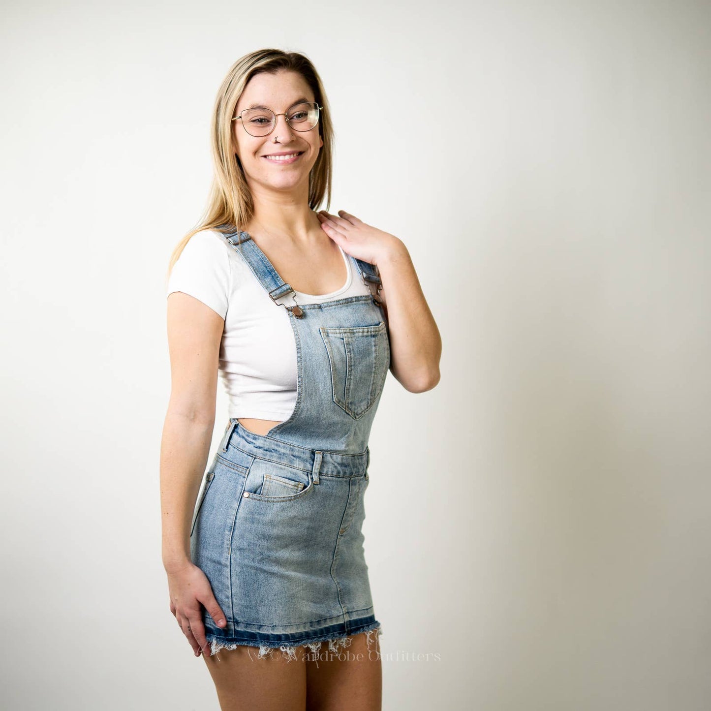 Vintage Y2k dollhouse jean mini skirtall overalls