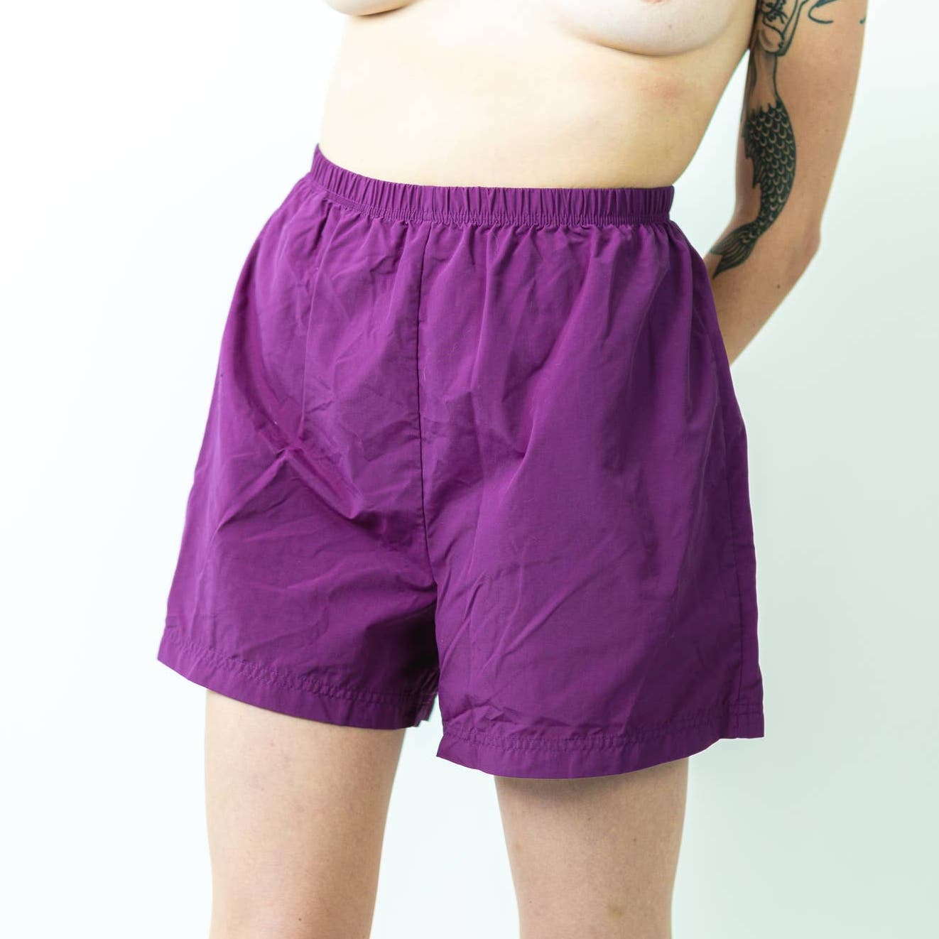 Vintage 90s High Rise Mom Running Shorts