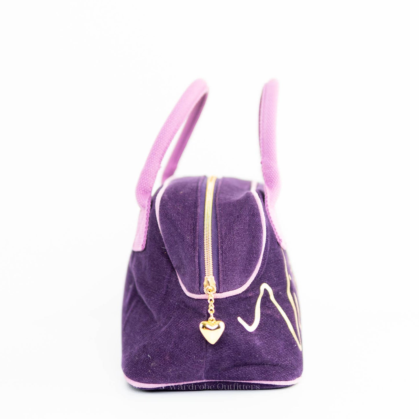 Victoria's Secret Sexy Plush Velvet Bag Satchel Shoulder Bag Purse Tote