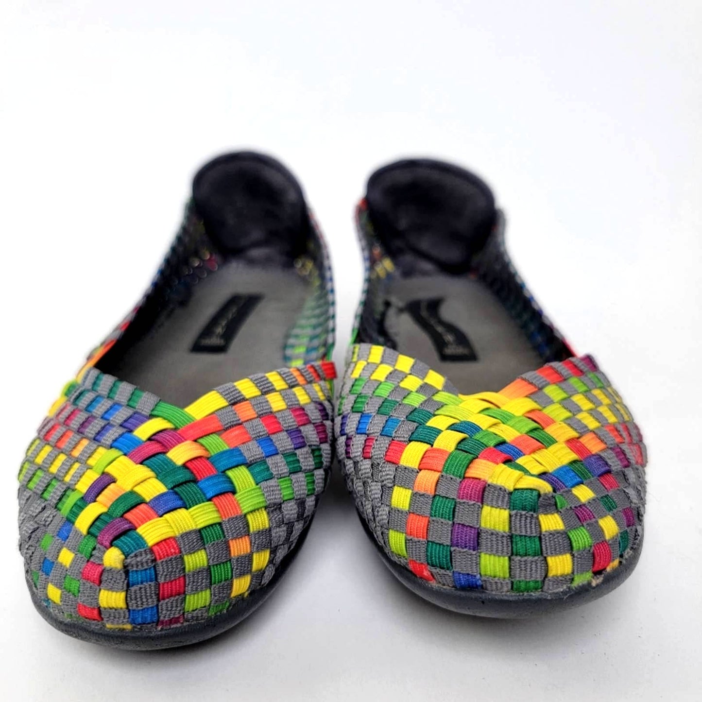 Steven by Steve Madden Rainbow Woven Ballet Flats - 8