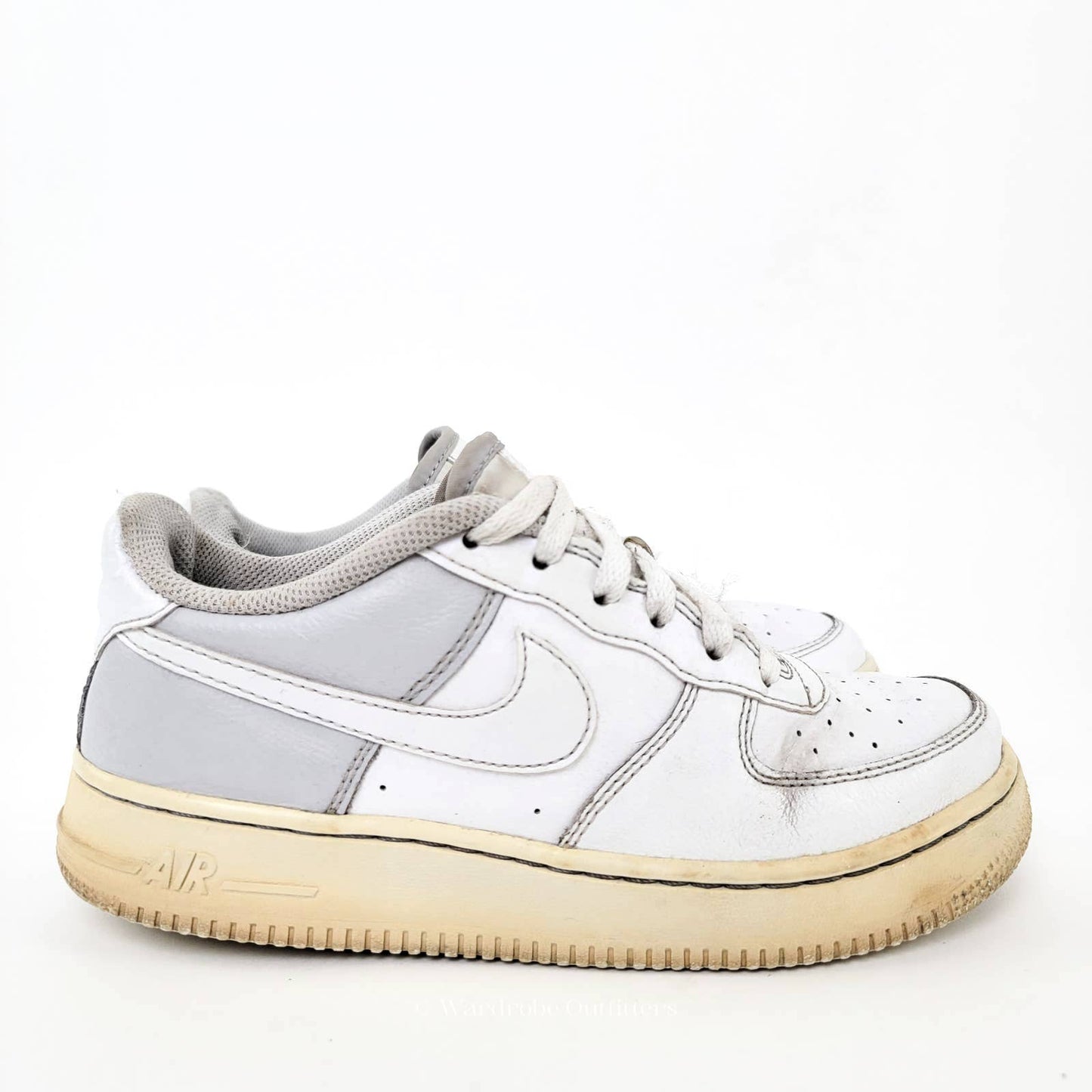 NIKE AF1 Air Force 1 Low GS 'White Vast Grey' - 7