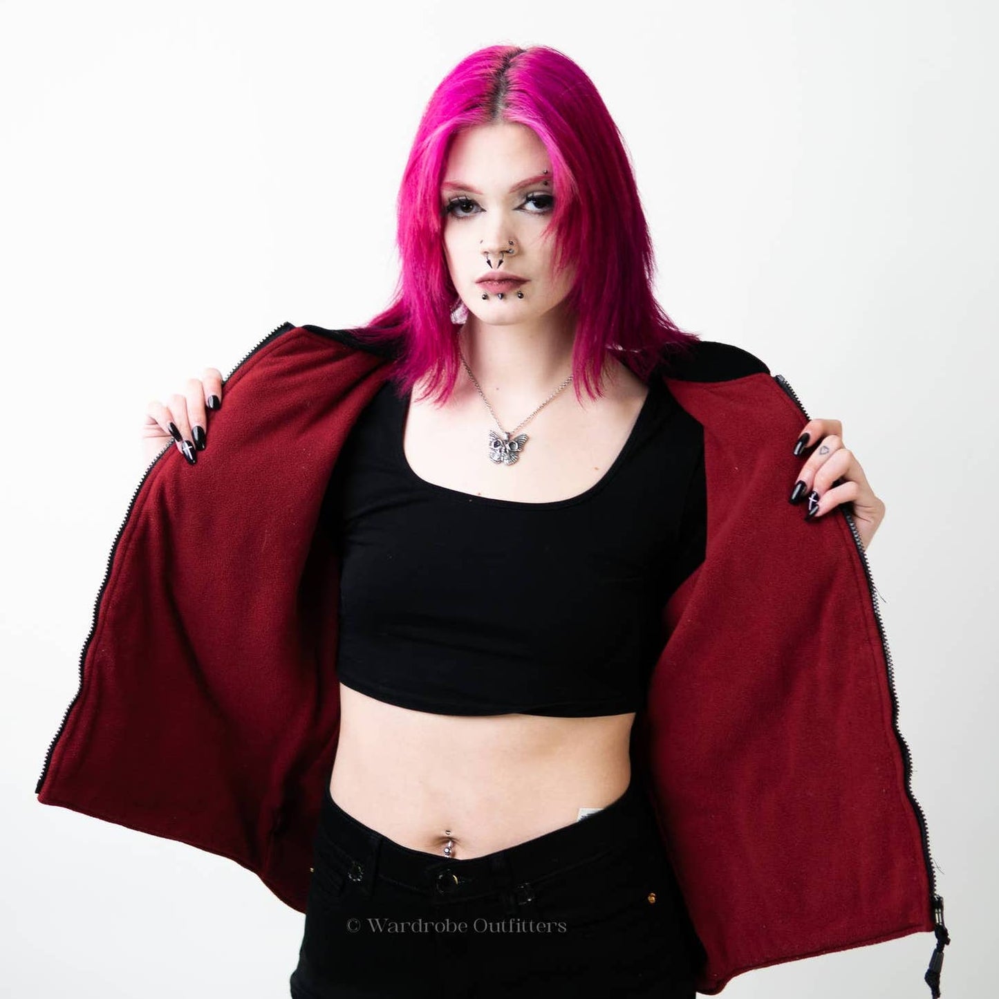 Vintage 90s Old Navy Fleece Lined Utility Vest