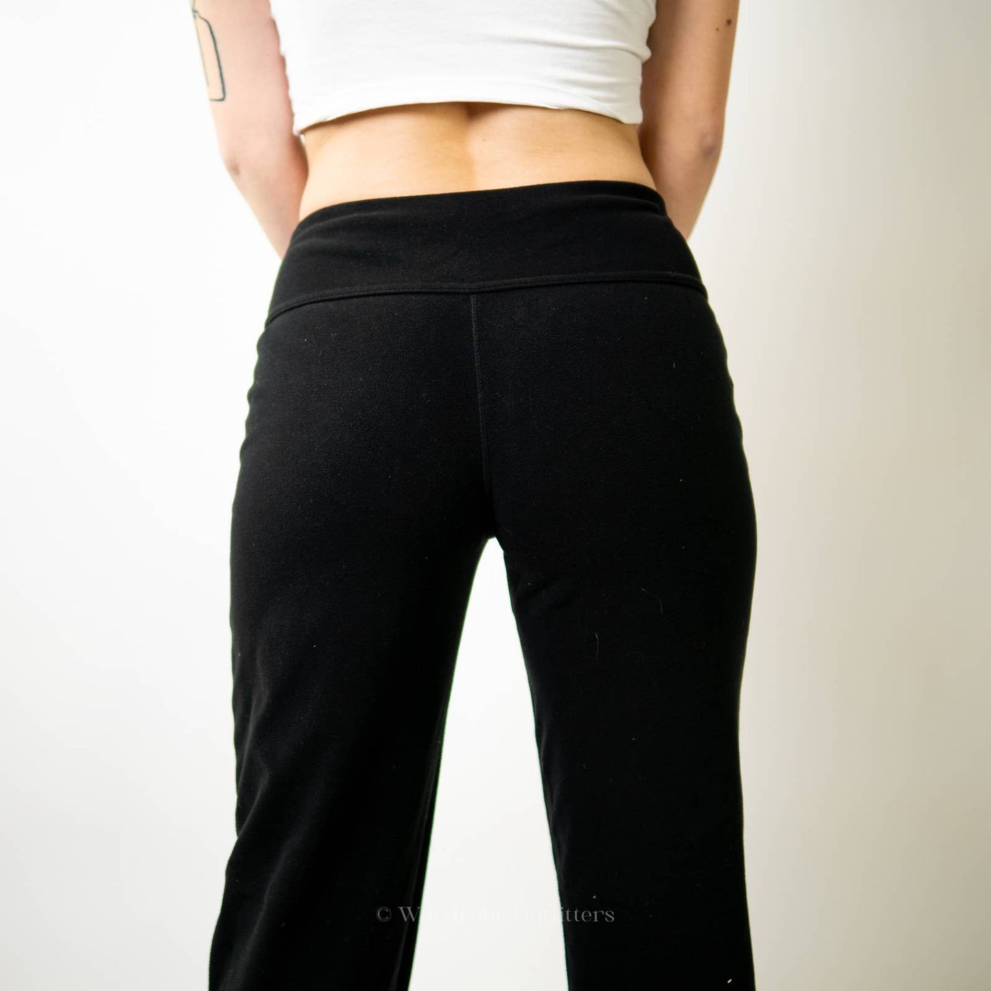 Vintage Y2K Low Rise Black Sweatpant Joggers by 32 Degrees Heat