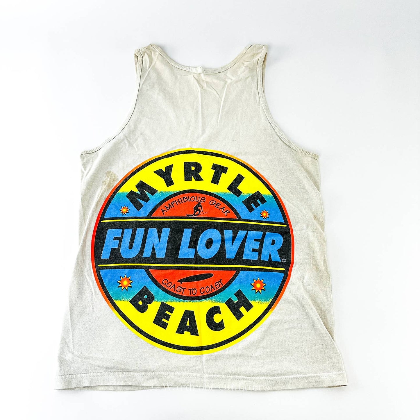 Vintage 90s Myrtle Beach Muscle Tee Tank Top