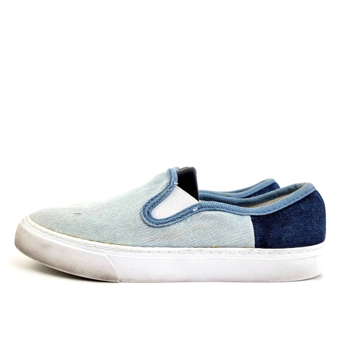 GAP Slip On Casual Loafer Light Denim Canvas Sneakers - 7