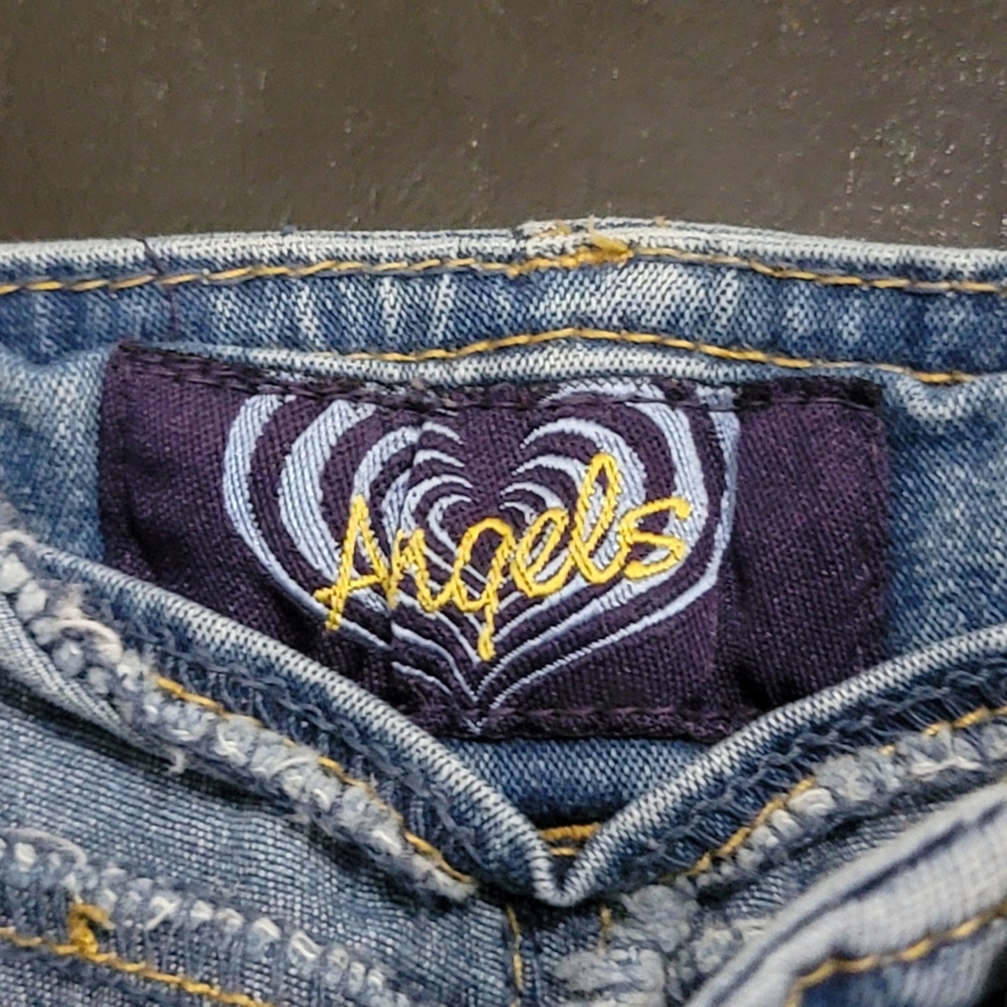 Vintage Y2K Angels Flare seamless low rise light wash Jeans - 28
