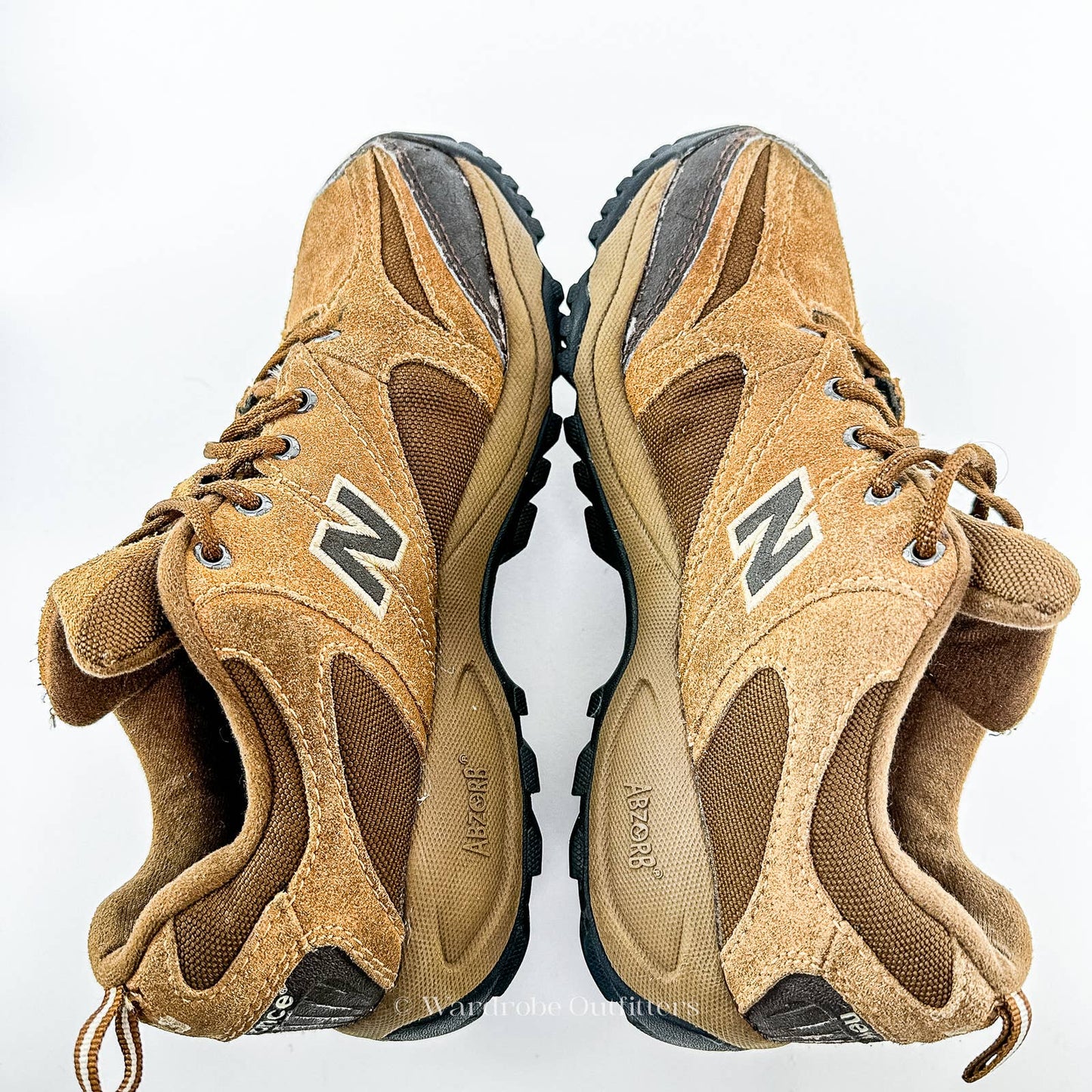 2006 New Balance 603 AL2 Brown Suede Abzorb Walk Hiking Shoes