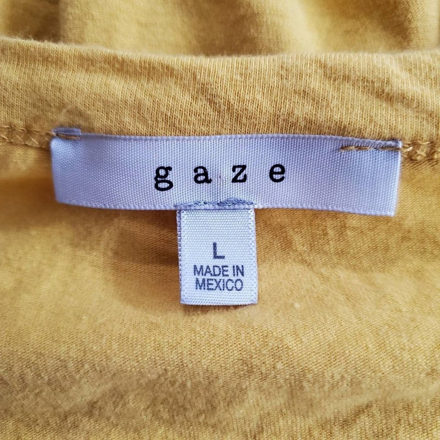 Cute Sunshine Yellow Crop Top Tee - L