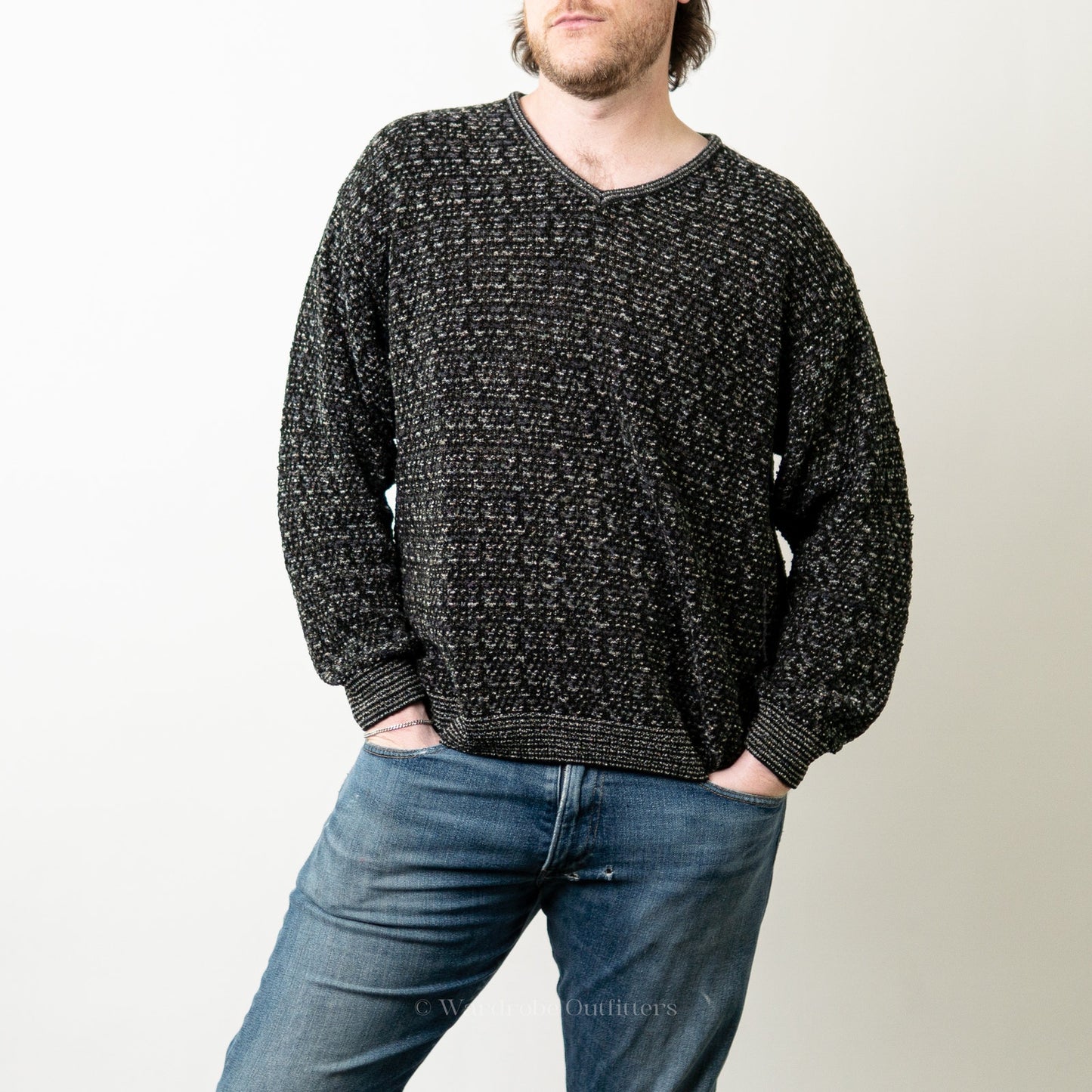 Ermenegildo Zegna V-Neck Knit Sweater - XL