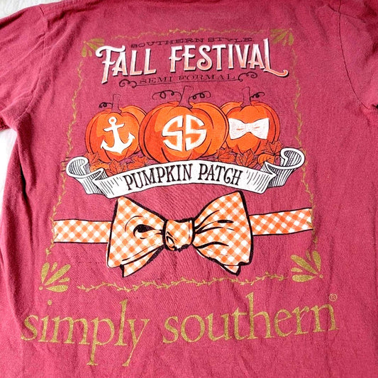 Simply Southern Fall Pumpkin Long Sleeve - S