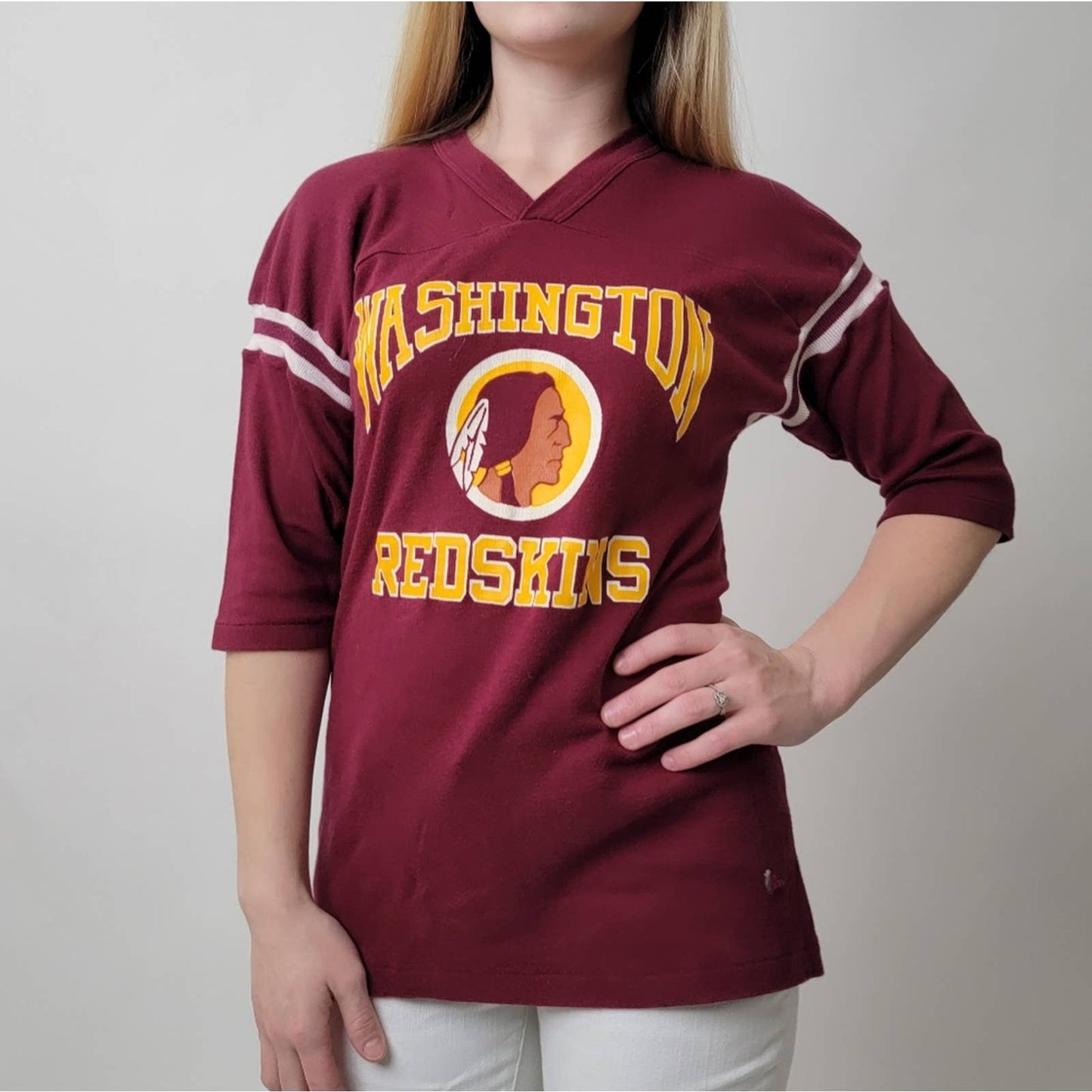 Classic Original Vintage 90s Washington Football Jersey Tee - NFL - Large