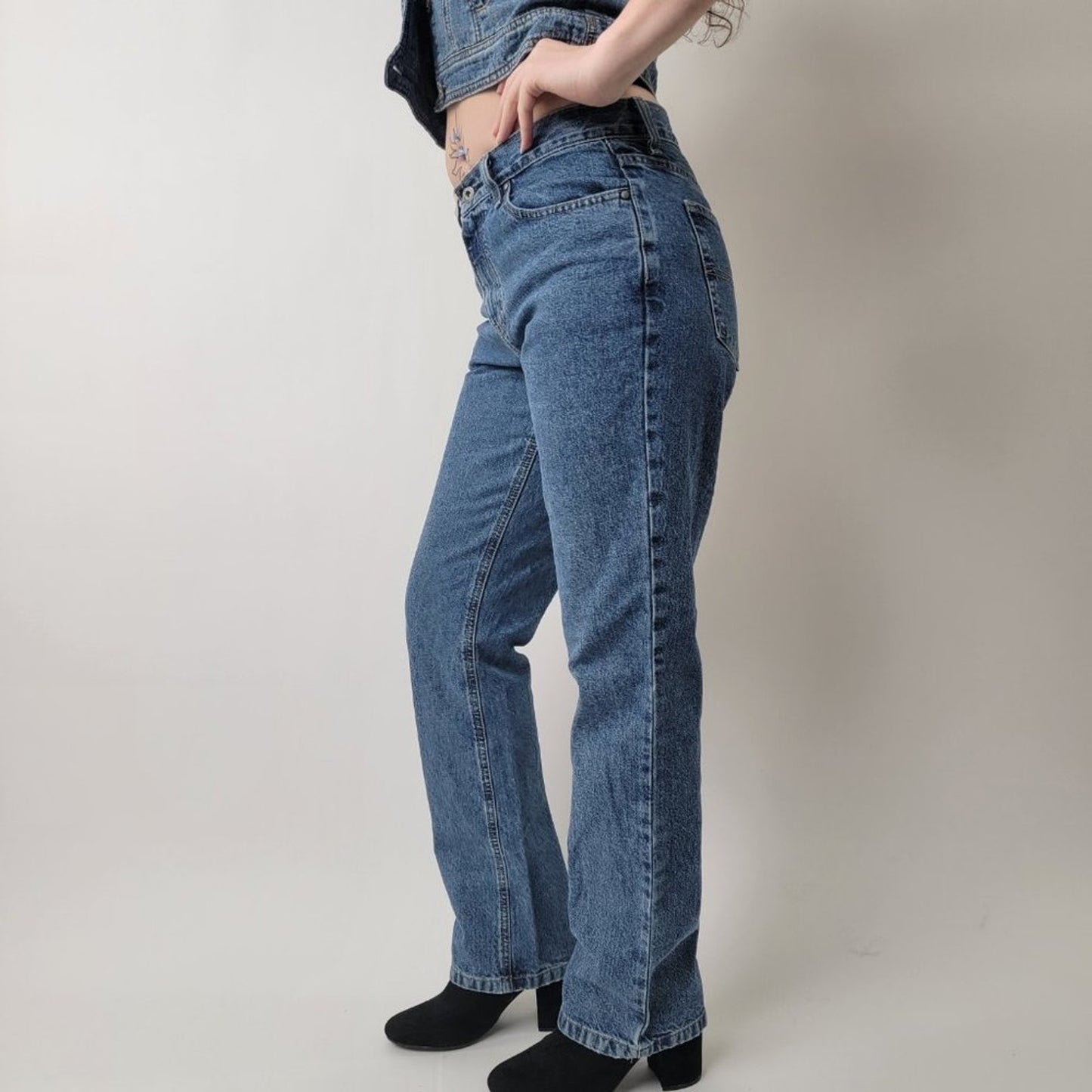 Vintage 90s Tommy Hilfiger High Rise Waist Grunge Mom Jeans - 6