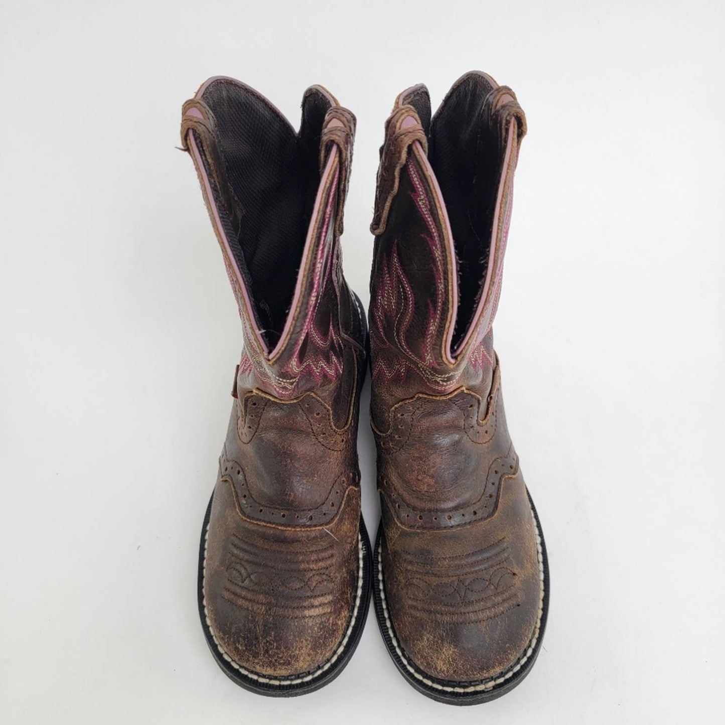 Justin Gypsy Gemma Aged Bark Western Cowboy Cowgirl Boots - 6.5