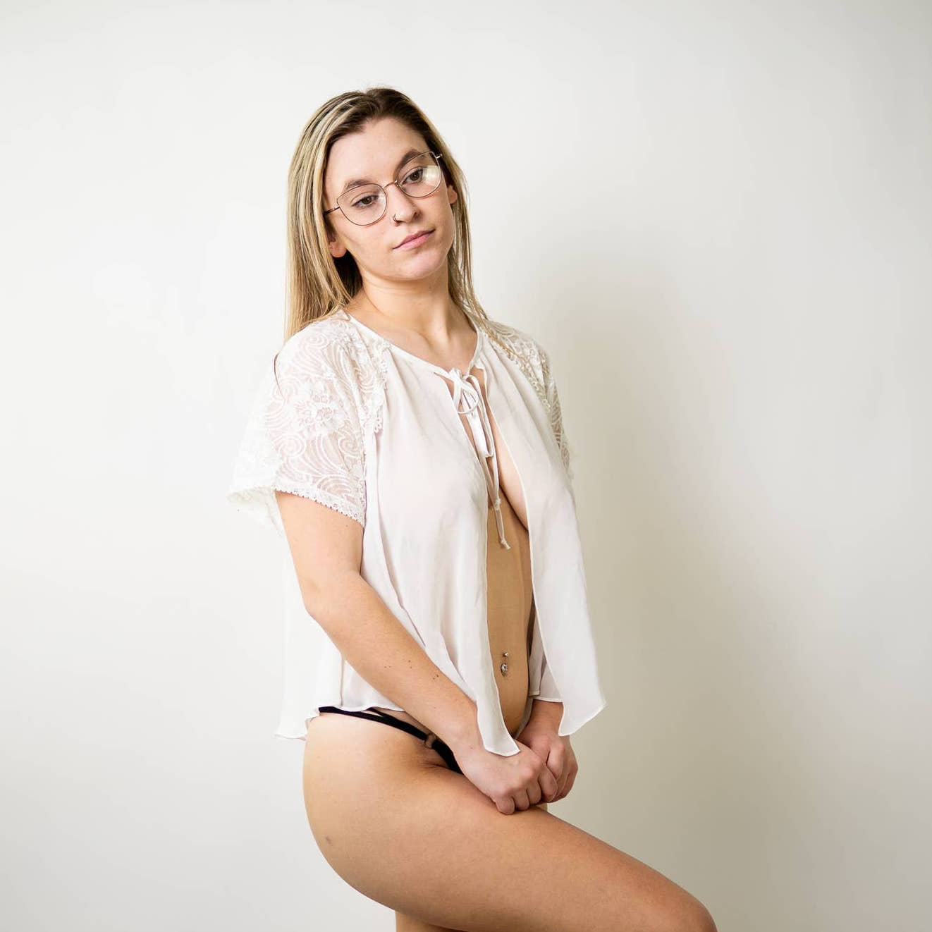 Romantic Vintage 80s Carole Hochman Lingerie Nightgown Slip Coverup