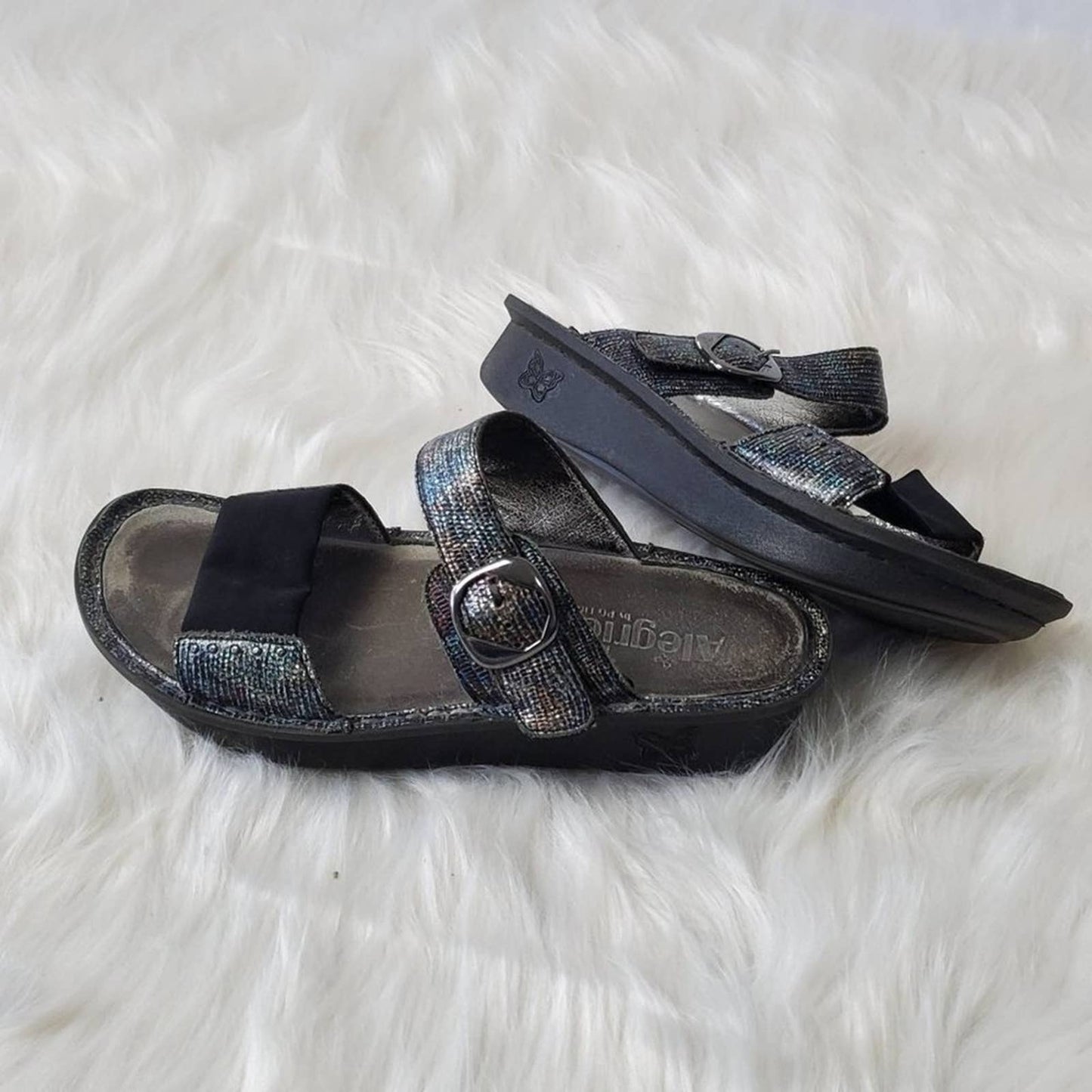 Algeria Karen Rainbow Casual Slide Slip On Loafer Platform Sandals - 39 / 9