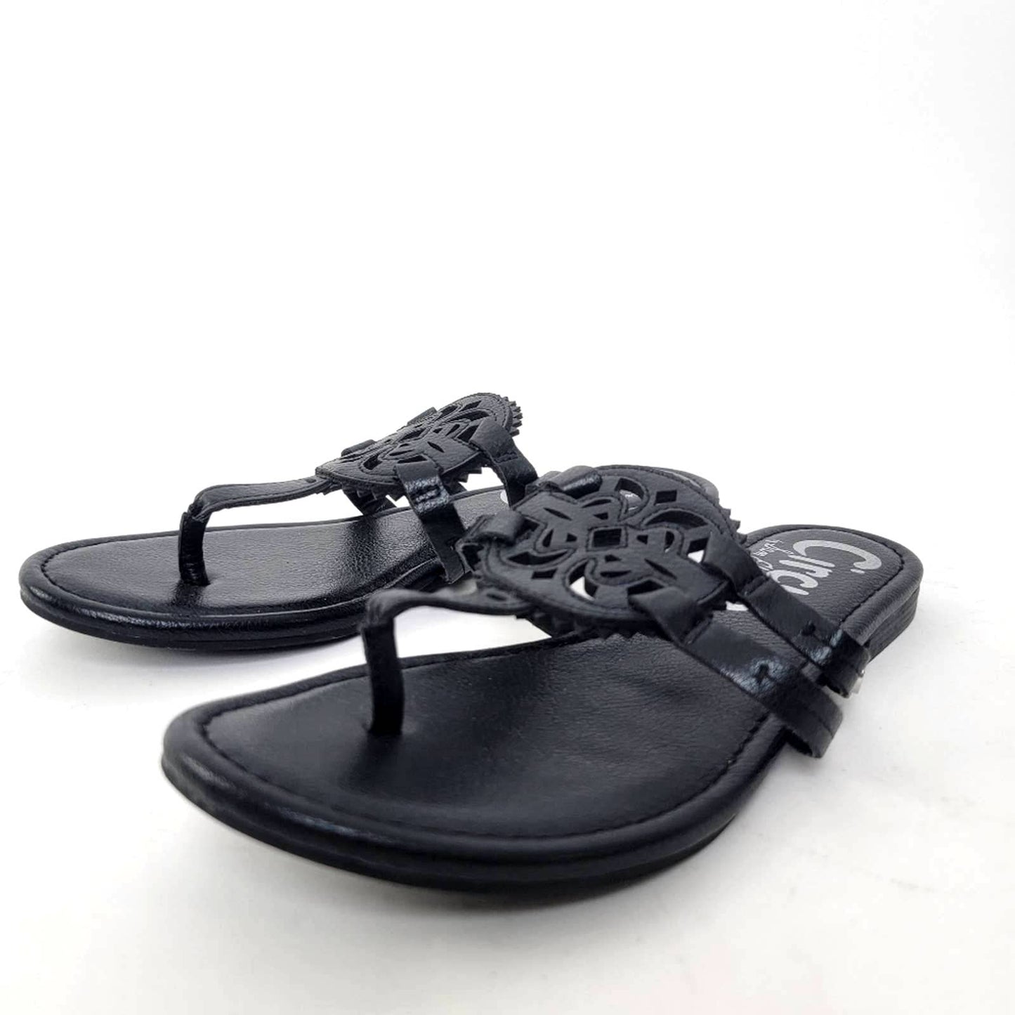 Circus by Sam Edelman Canyon Black Flip Flop Sandals - 7.5