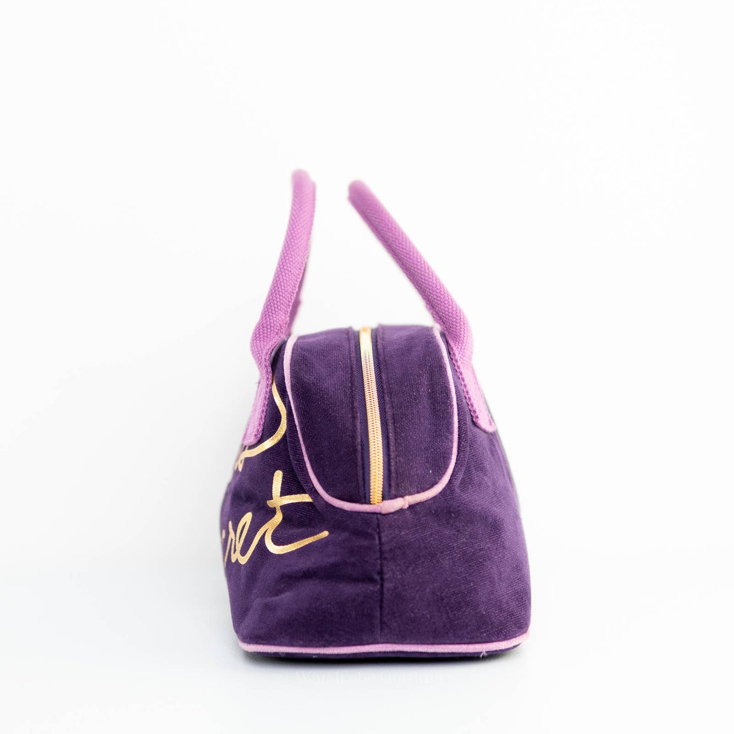 Victoria's Secret Sexy Plush Velvet Bag Satchel Shoulder Bag Purse Tote