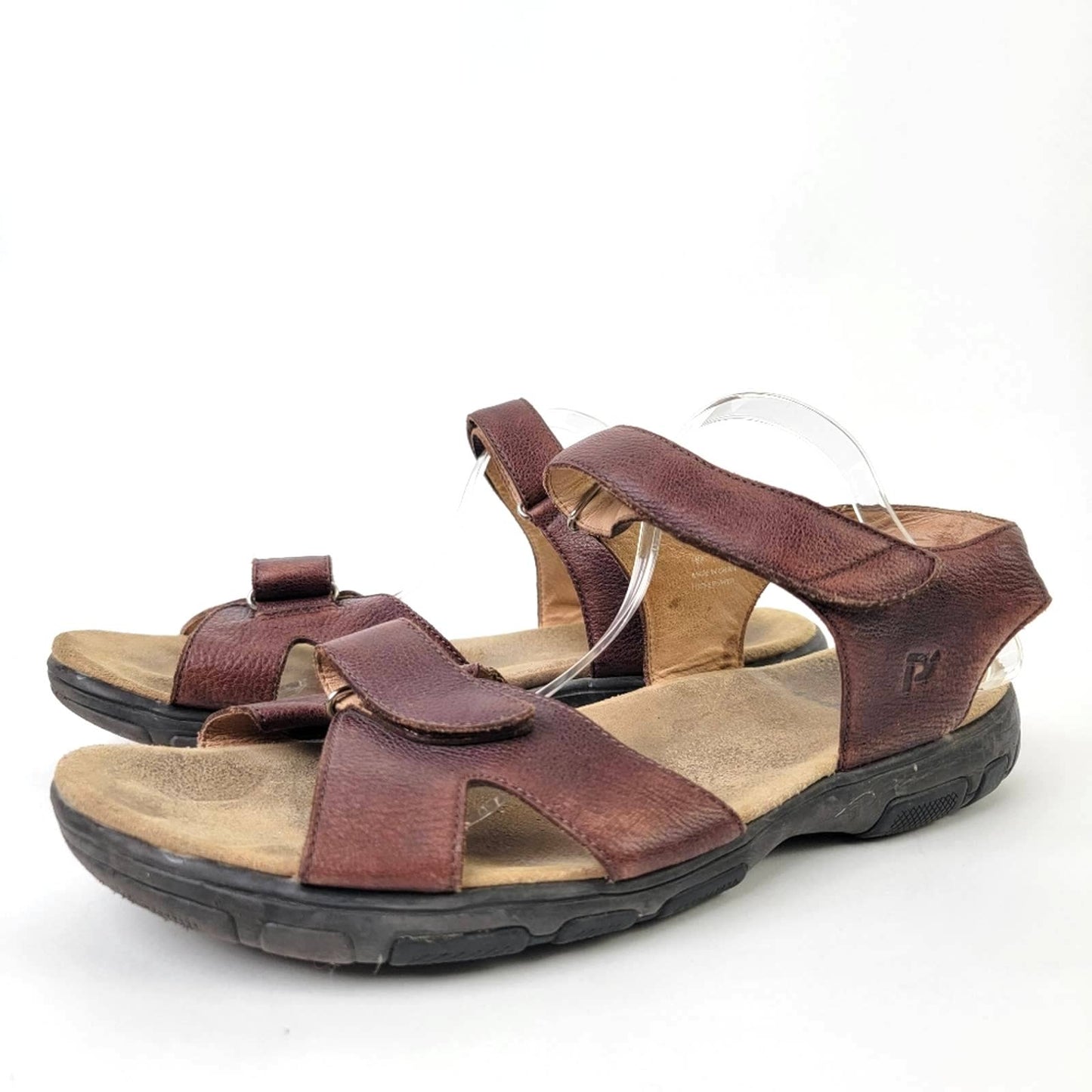 Propet Bown Leather Fisherman Sandals - 15