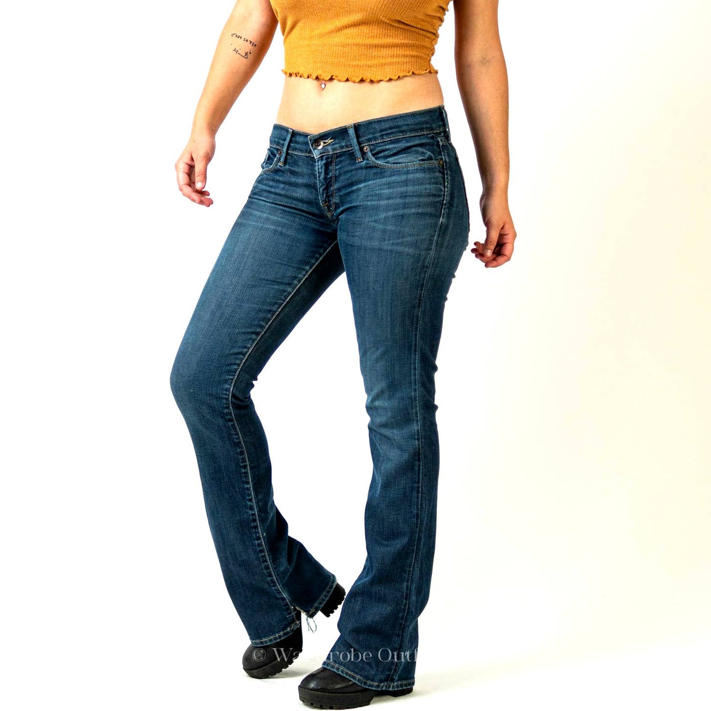 Y2K Lucky Brand Cate Low Rise Flare Boot Cut Jeans - 4/27