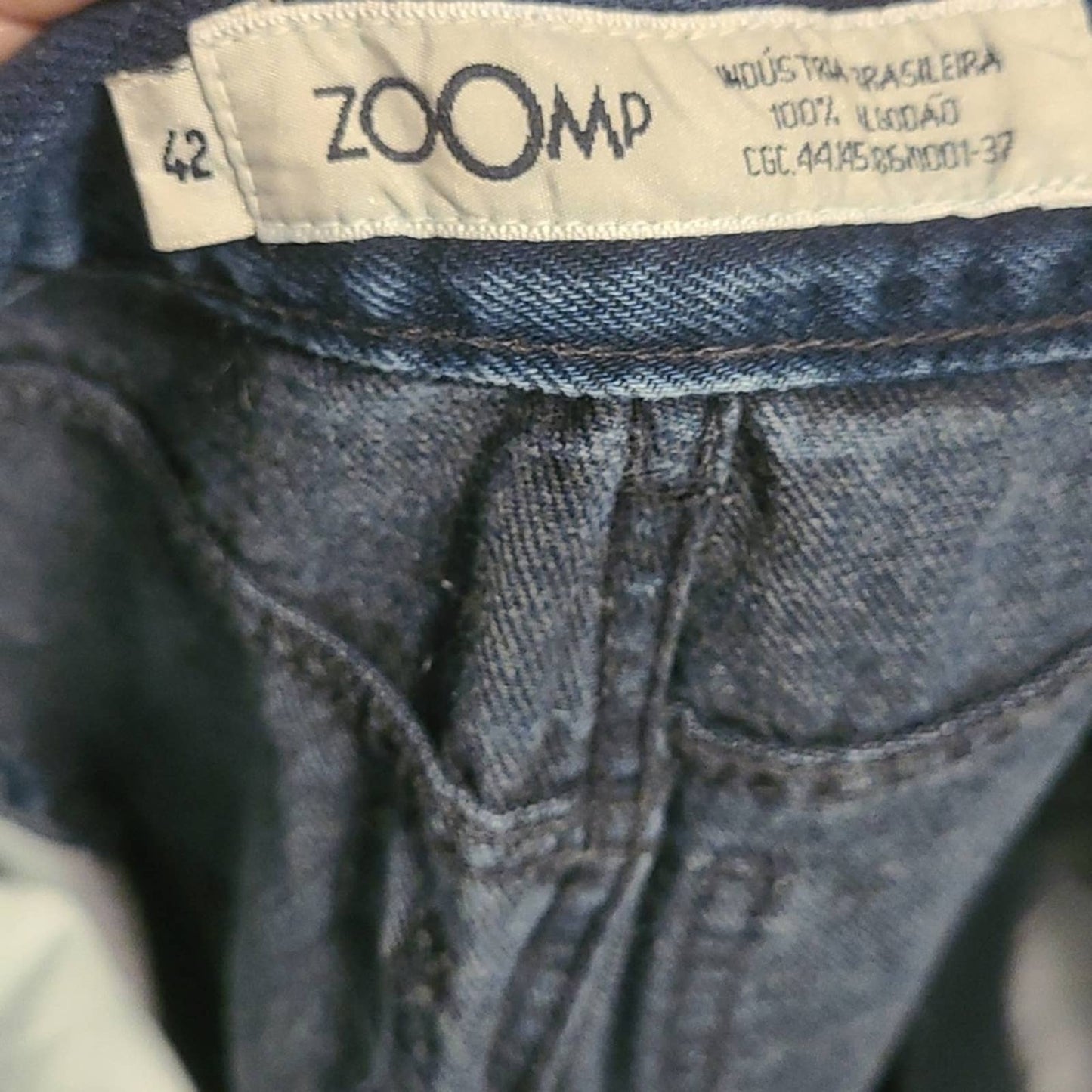 ⚡️ZOOMP⚡️ Vintage Y2k Aesthetics High Rise Raw Hem Denim Jeans - 6