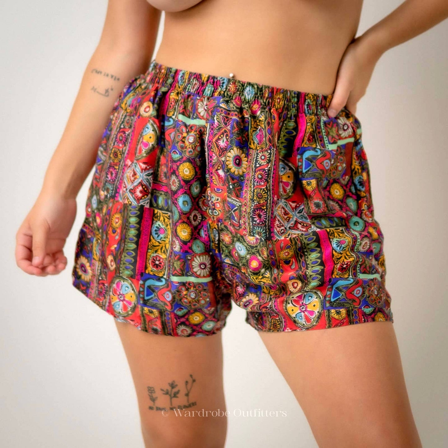 Robert Stock Silk Boxer Shorts