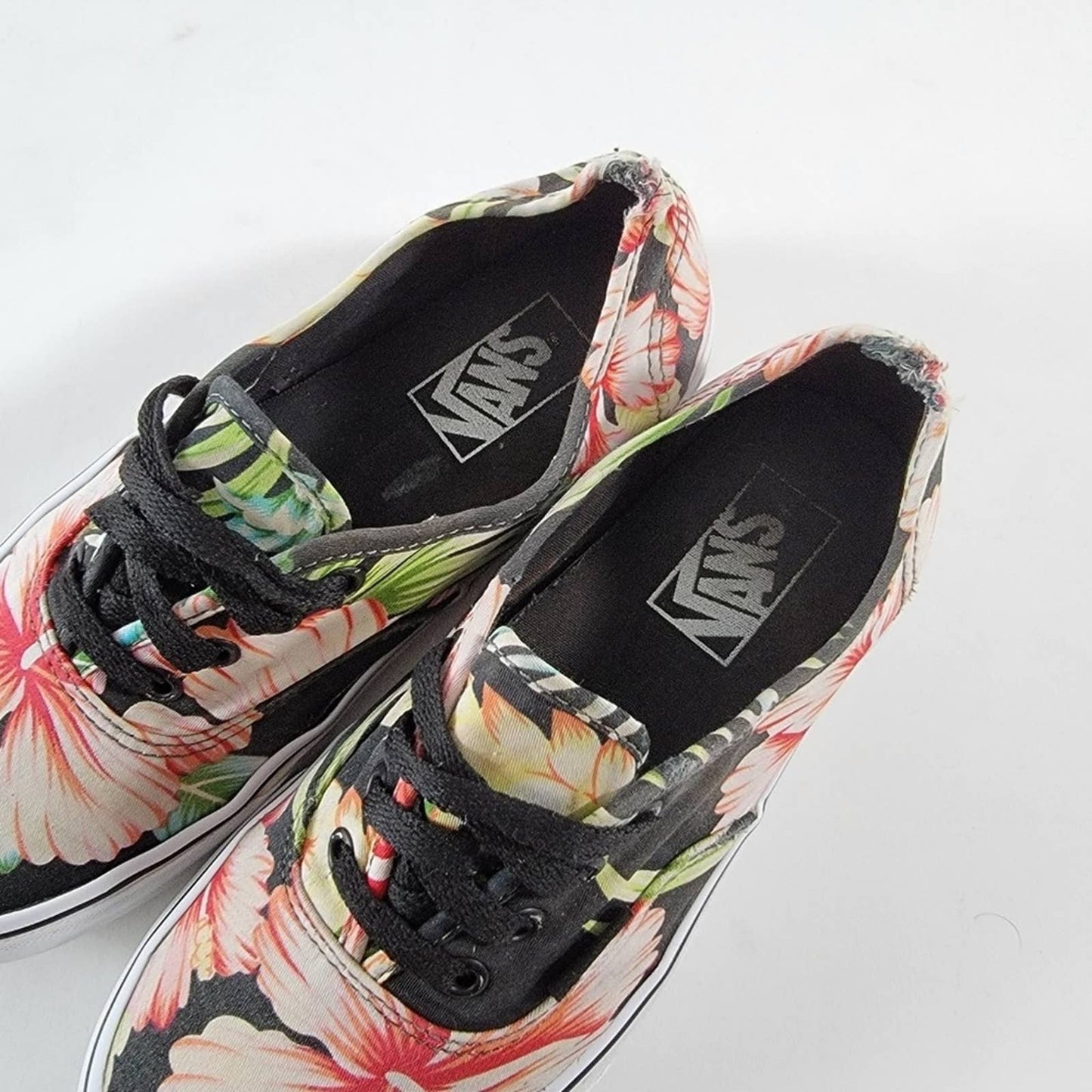 Vans Floral Palm Decay Lace Up Shoes Low Top - 7