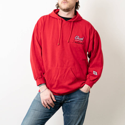 Vintage Y2K #8 Dale Earnhardt JR Budweiser Nascar Hoodie